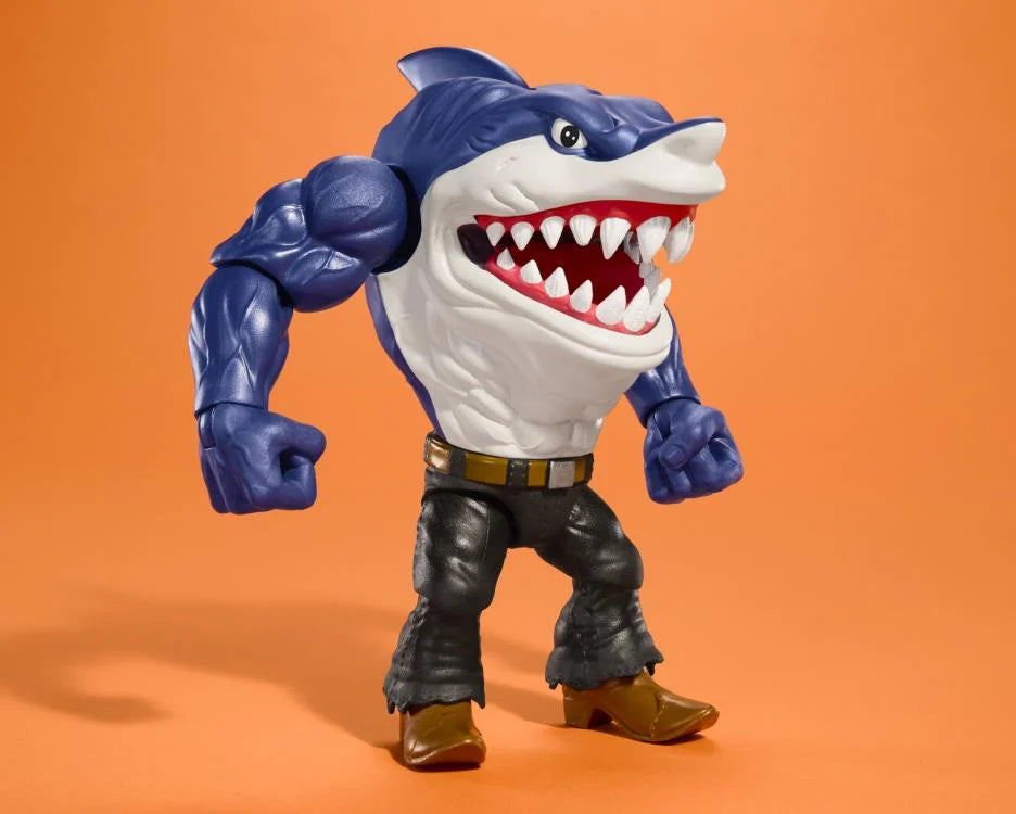 Street Sharks 30th Anniversary Ripster Action Figure - Collectible Toy for 90s Nostalgia & Kids Play | Perfect Gift for Shark Lovers & Action Figure Collectors