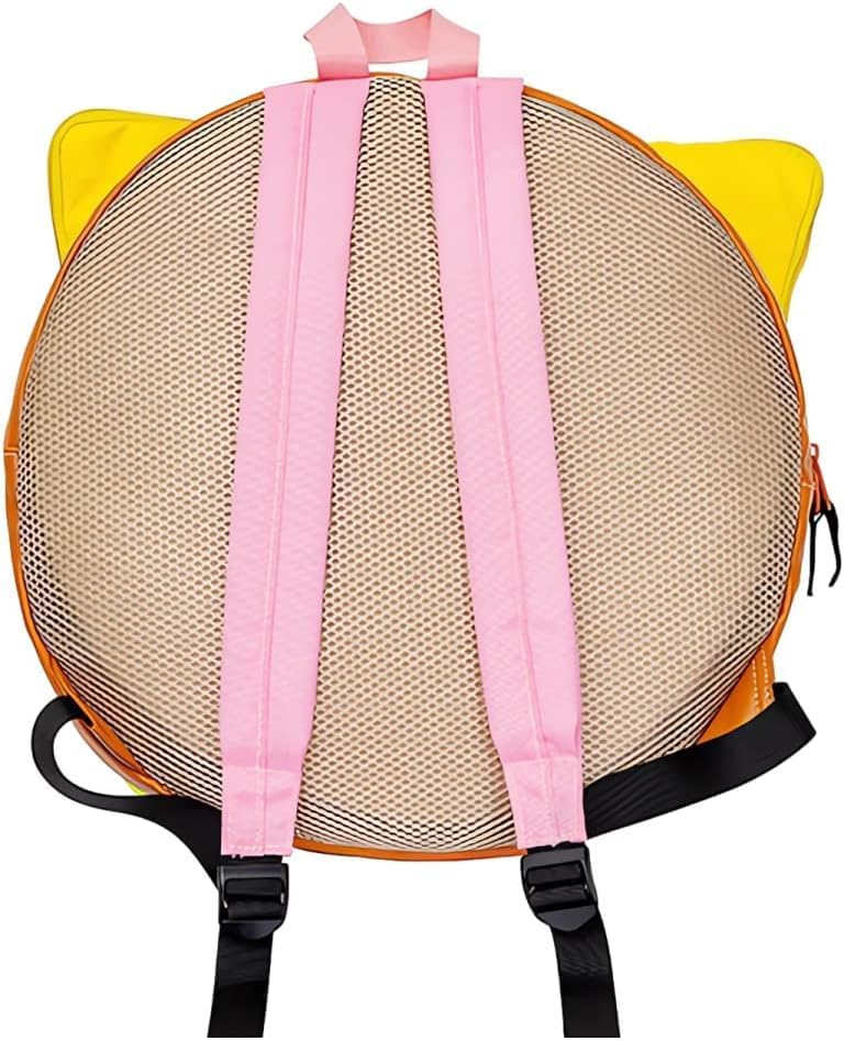 Cheeseburger Backpack - Multi-Compartment Hamburger Daypack for School, Travel & Cosplay | Fun Fast Food Themed Backpack for Kids & Adults