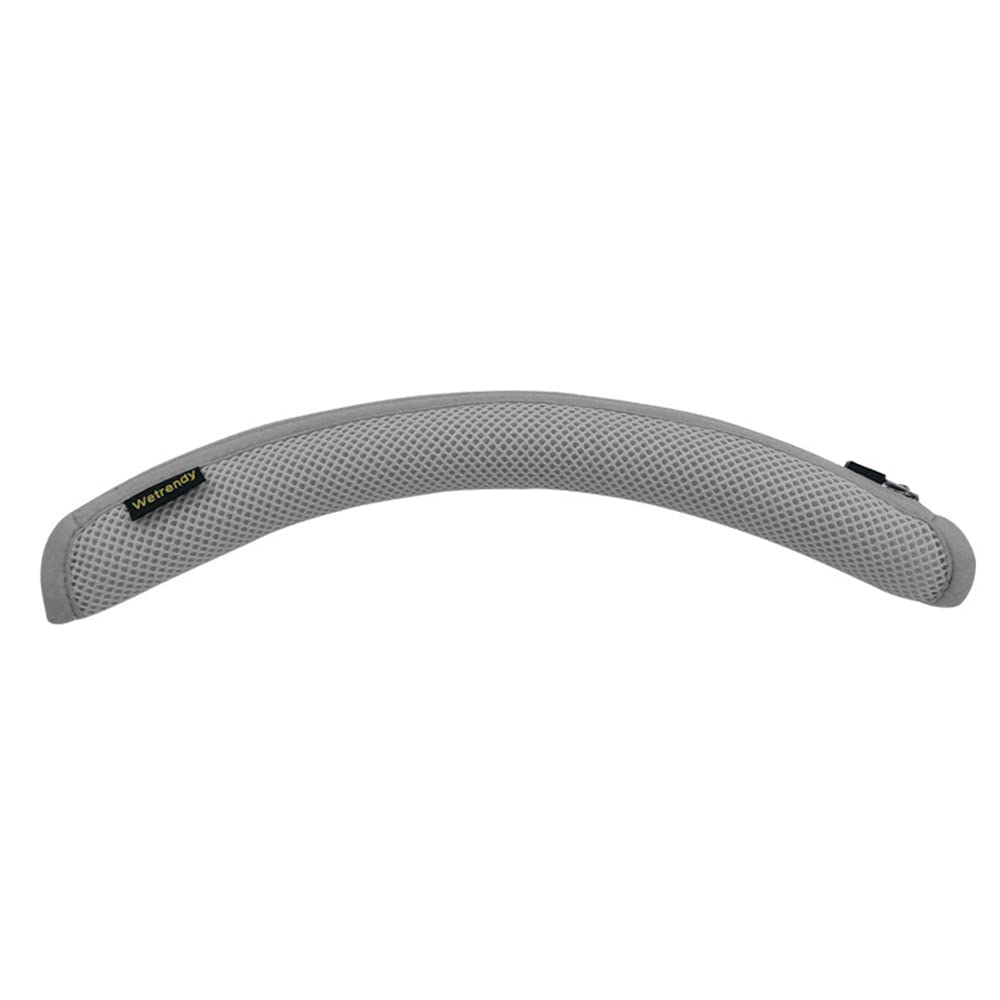 Sony WH-1000XM5 Headband Cover Pad - Replacement Headphone Cushion Protector with Zipper (Grey) - Comfortable & Durable for Travel, Work & Gaming