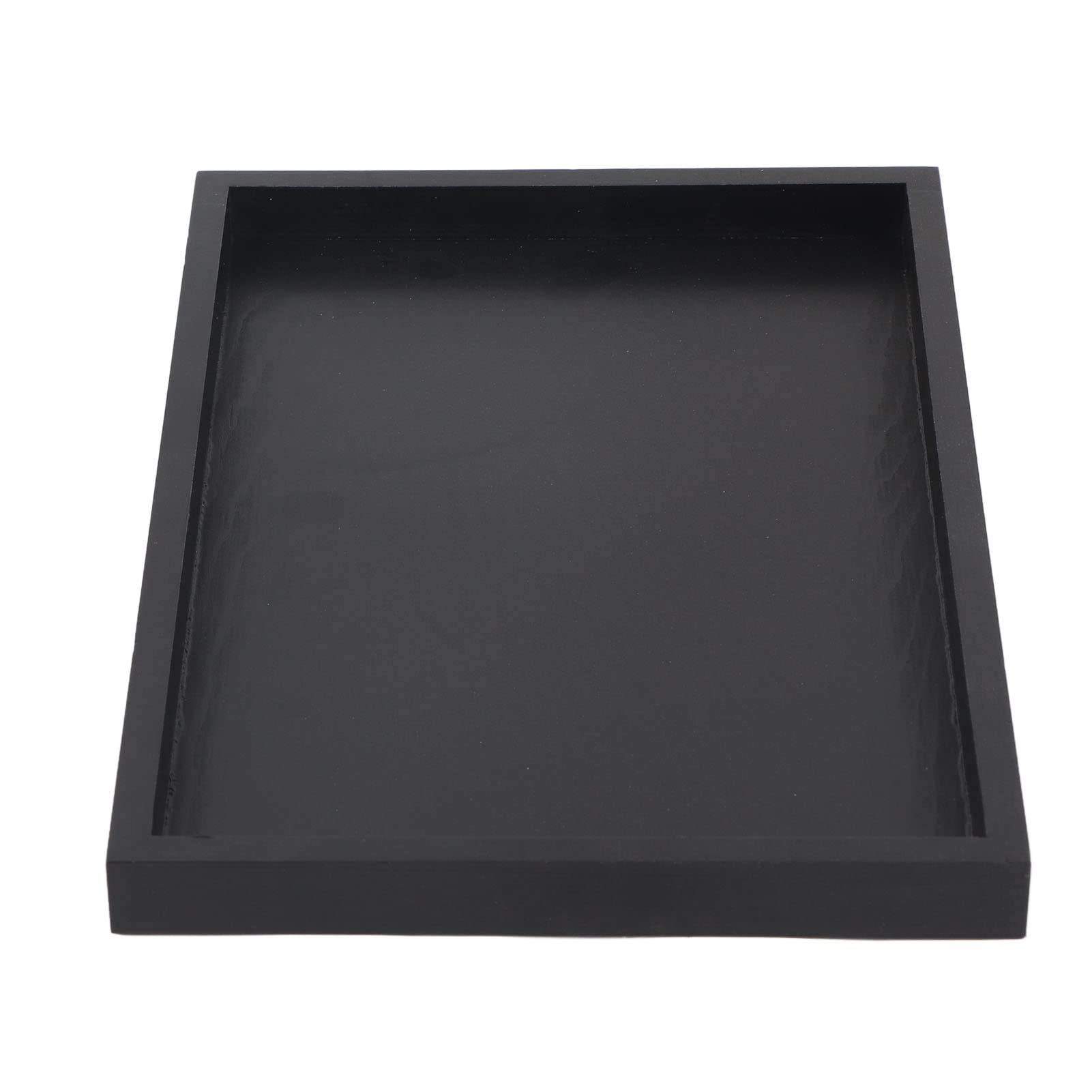 Solid Wood Tea Tray with Raised Edges for Home & Kitchen Use