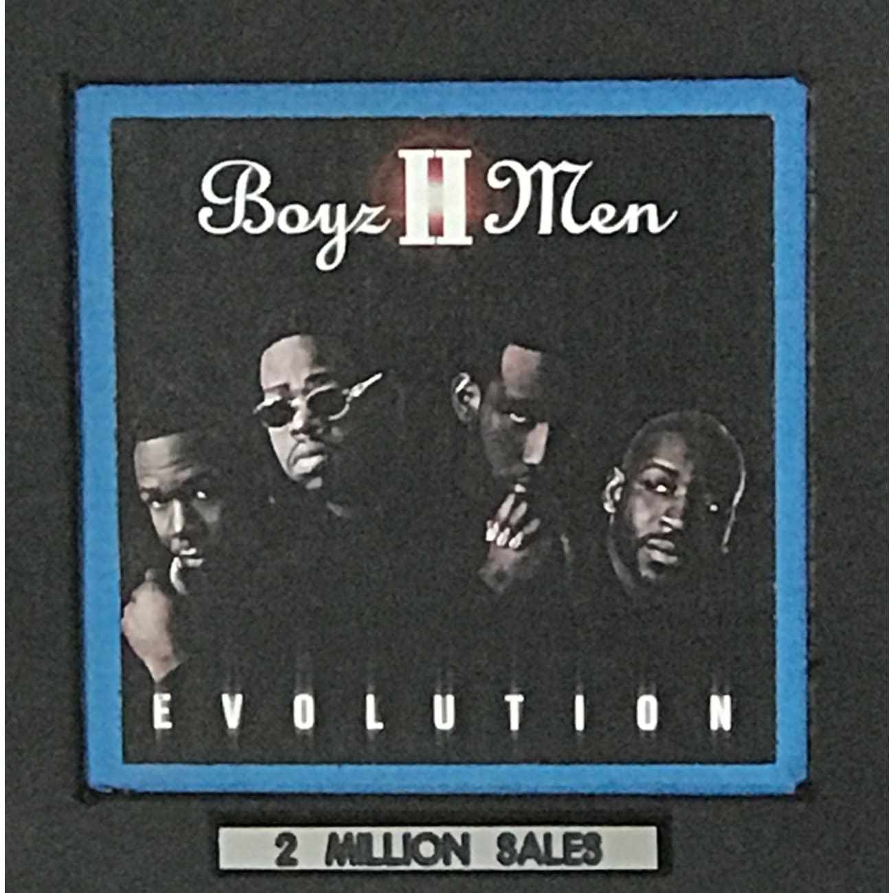 Boyz II Men Evolution 2x Multi Platinum Album Award - Certified RIAA - Perfect for Music Collectors & Memorabilia Displays