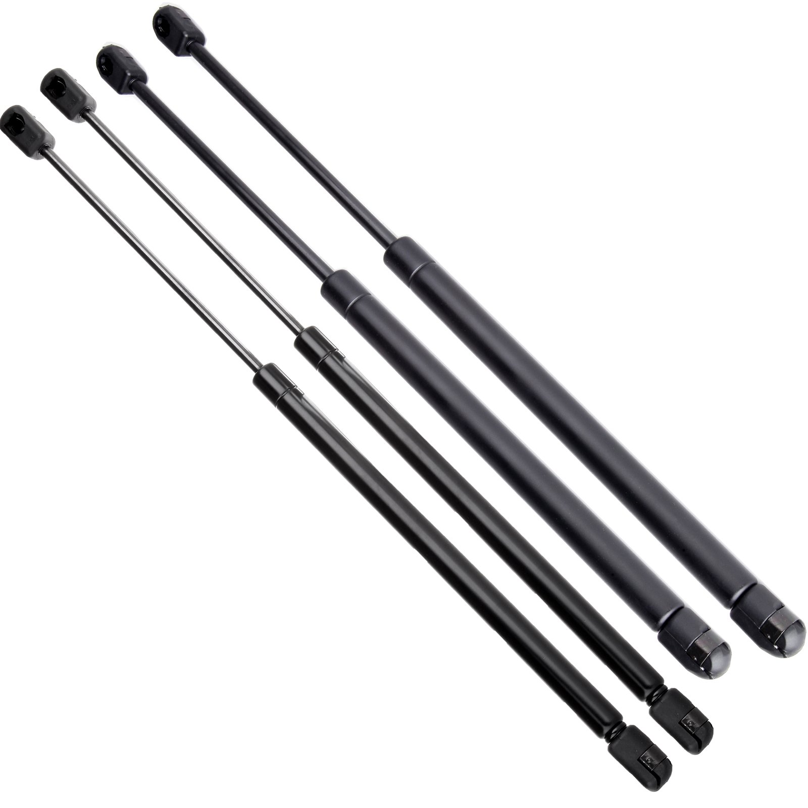 Scitoo Front Hood and Rear Window Lift Supports Struts Gas Springs Shocks Compatible with 2002-2007 Jeep Liberty - Perfect for Jeep Maintenance & Off-Road Adventures