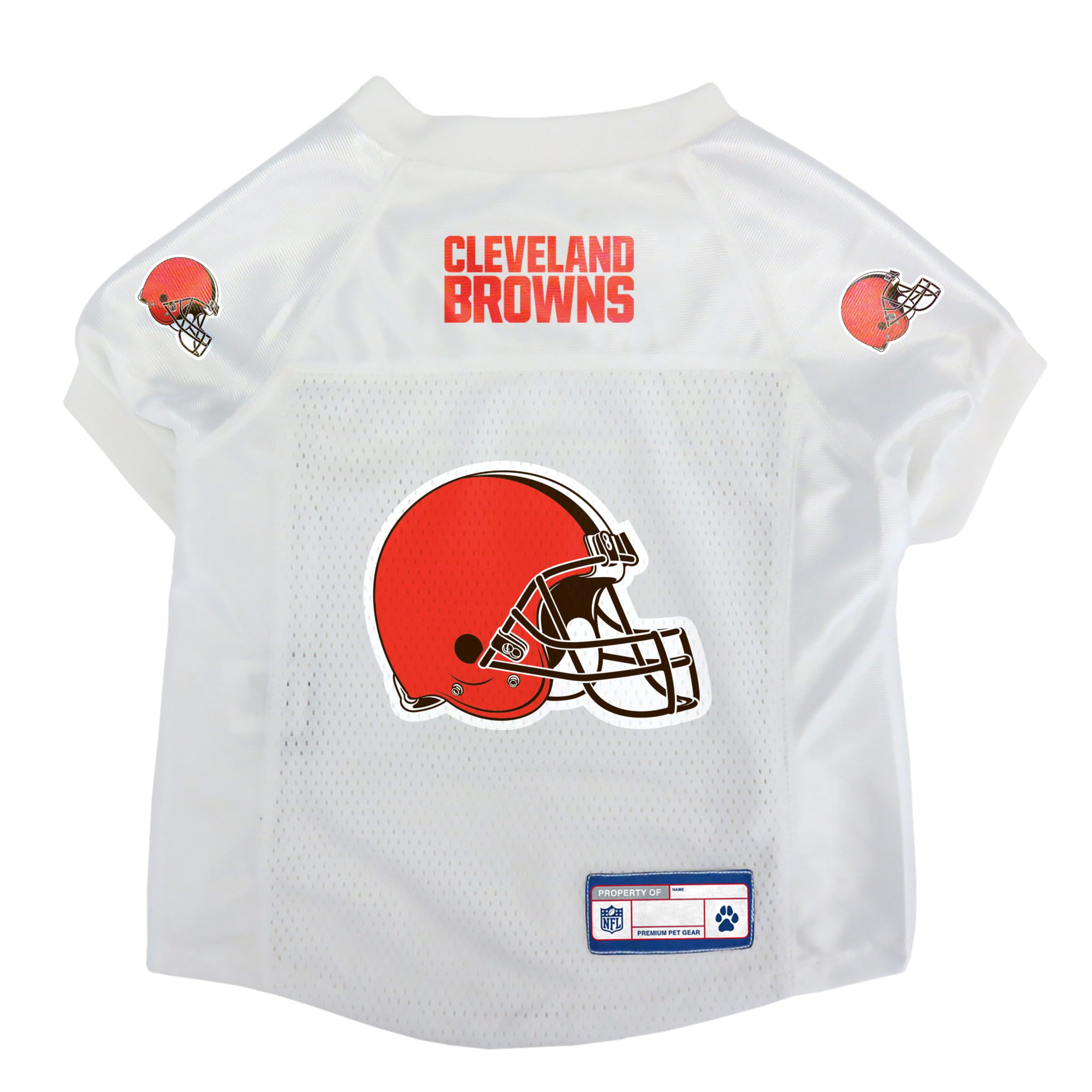 Official NFL Cleveland Browns Pet Jersey for Dogs & Cats - Small Size - Perfect for Game Day & Pet Costume Parties