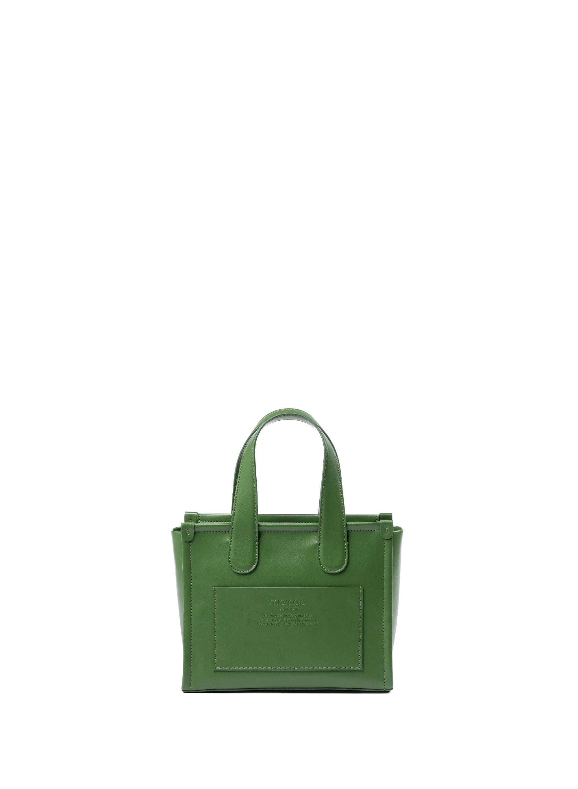 Alma M Vegan Leather Tote Bag for Women - Eco-Friendly Apple Leather Handbag in Green | Perfect for Work, Travel & Everyday Use