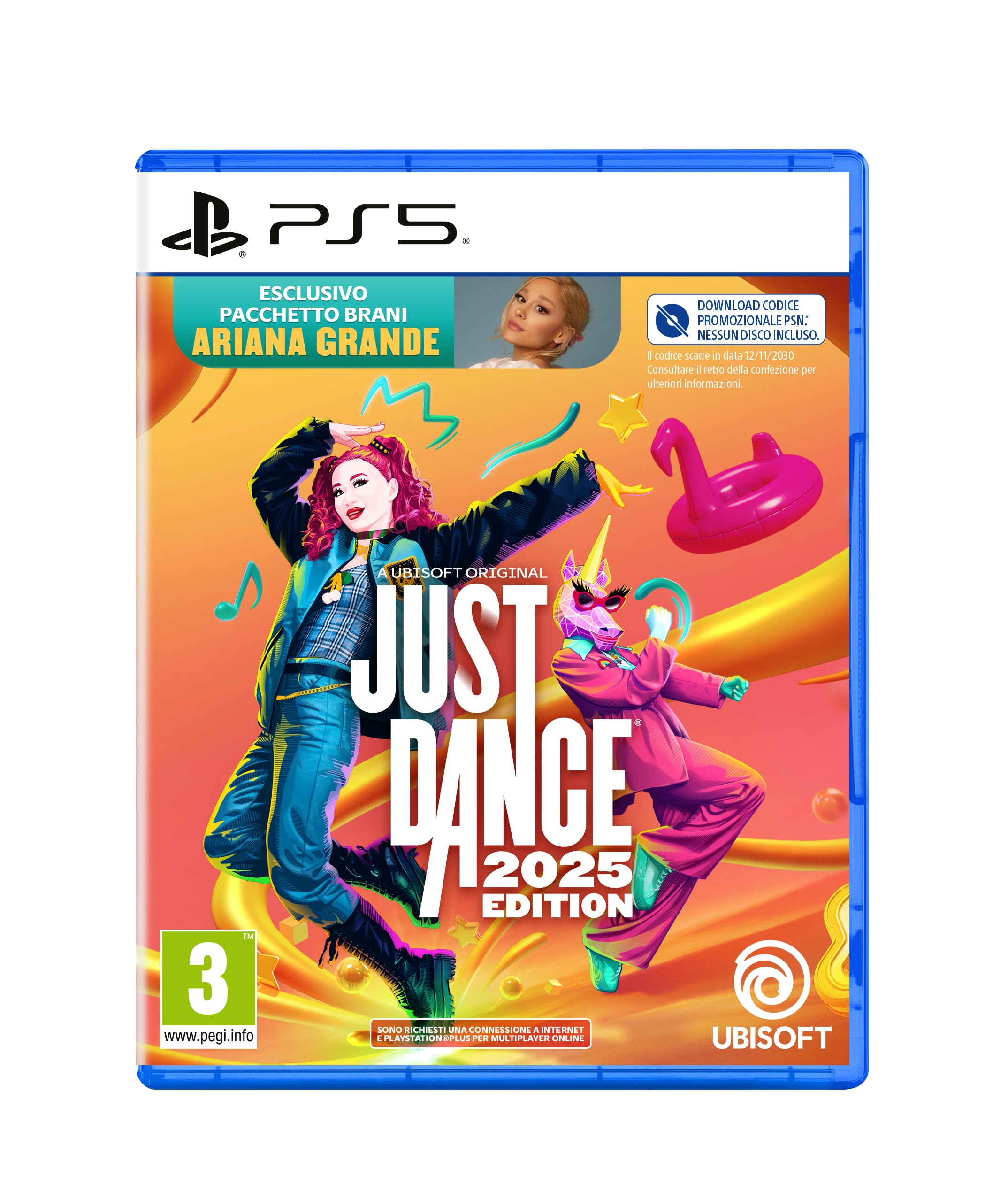 Just Dance 2025 for PS5 - Digital Download Code | Fun Dance Party Game for Family & Friends | Perfect for Game Nights & Fitness Workouts