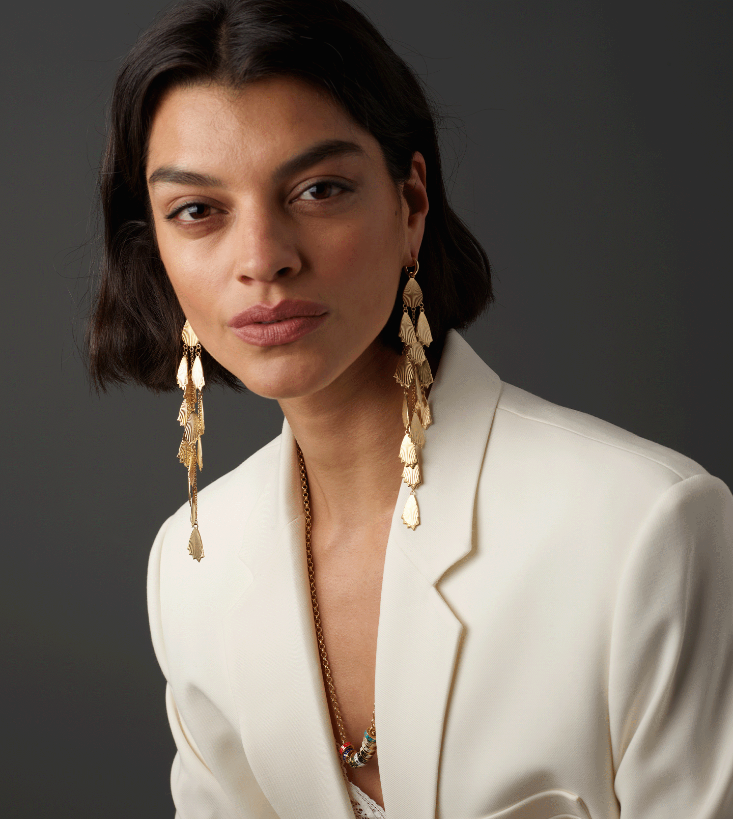 Reverie Cascade Butterfly Shoulder Duster Earrings - Elegant Bohemian Jewelry for Women, Perfect for Weddings, Parties & Special Occasions