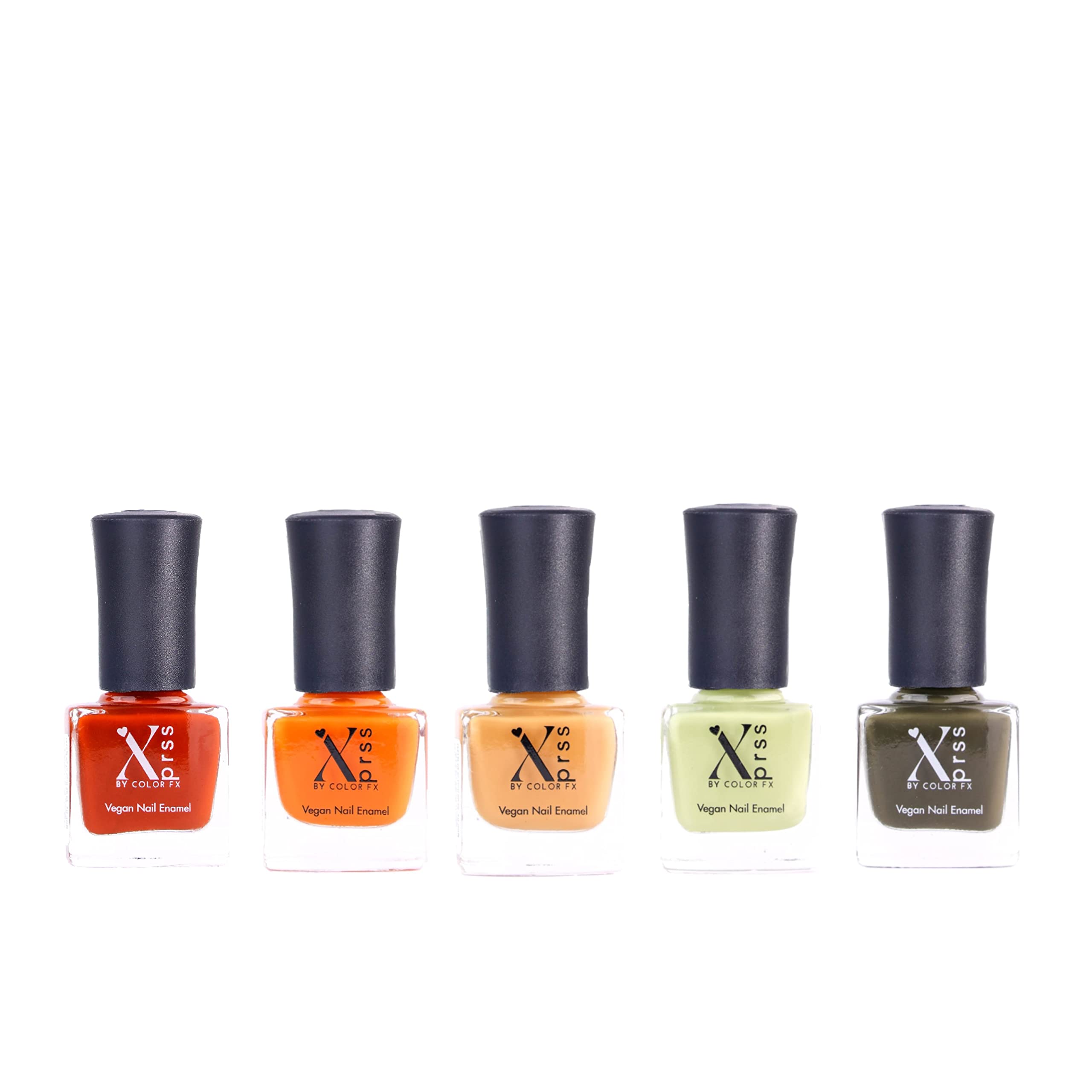 Vegan Non-UV Gel Nail Polish Set - 21 Toxin-Free Colors (Rust, Orange, Yellow Orange, Matcha Green, Olive Green) - Long Lasting, Glossy Gel Finish, Non-Yellowing Formula - Perfect for Manicures, Pedicures, Nail Art & Salon Quality At-Home Nail Care