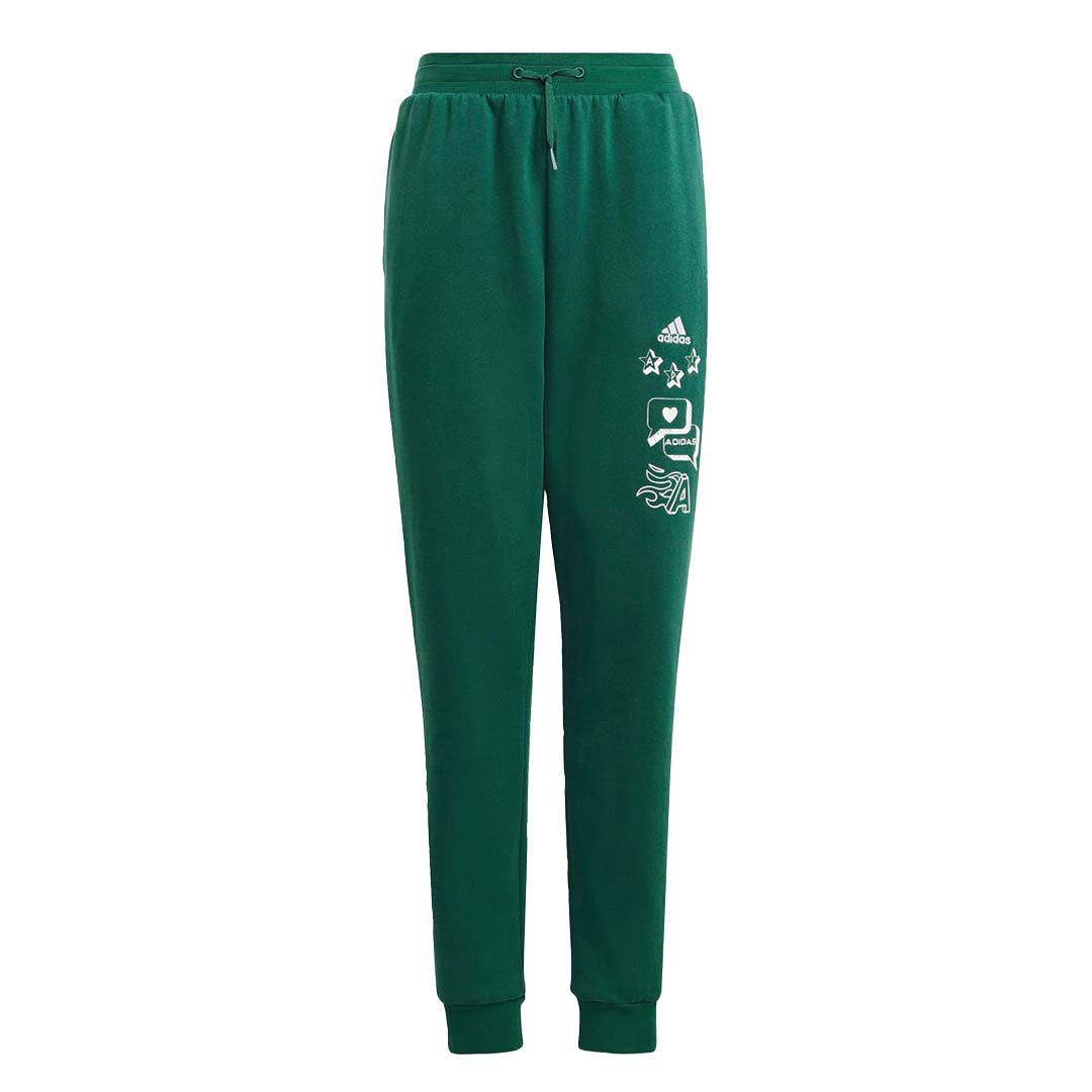 adidas Kids' Brand Love Q3 Pants (IA1553) - Comfortable & Stylish Athletic Pants for Boys & Girls - Perfect for School, Sports & Casual Wear