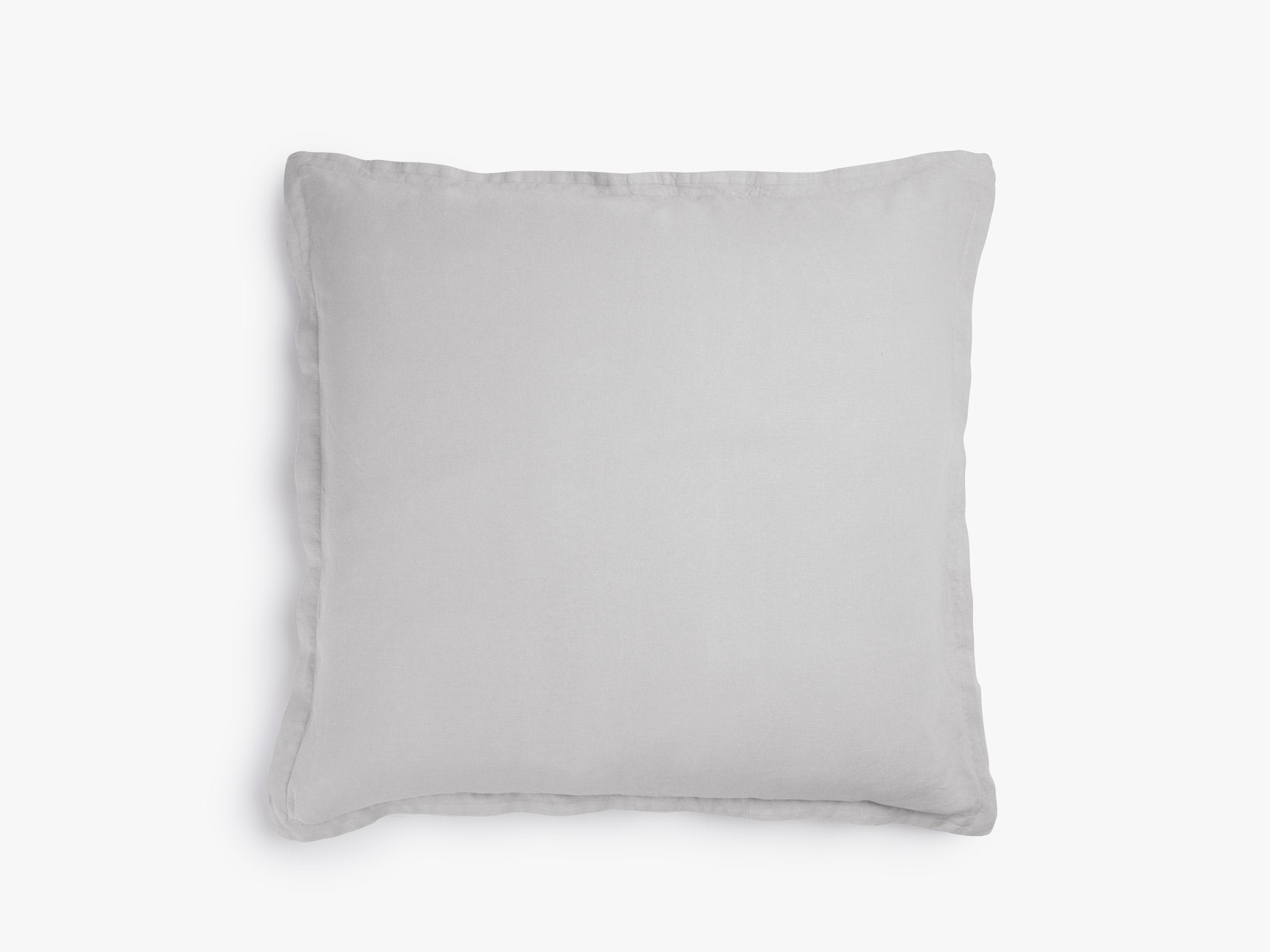 Premium Linen Euro Sham Pillowcase - Soft & Breathable (Haze Blue) for Bedroom Decor, Guest Room, or Luxury Hotel Styling