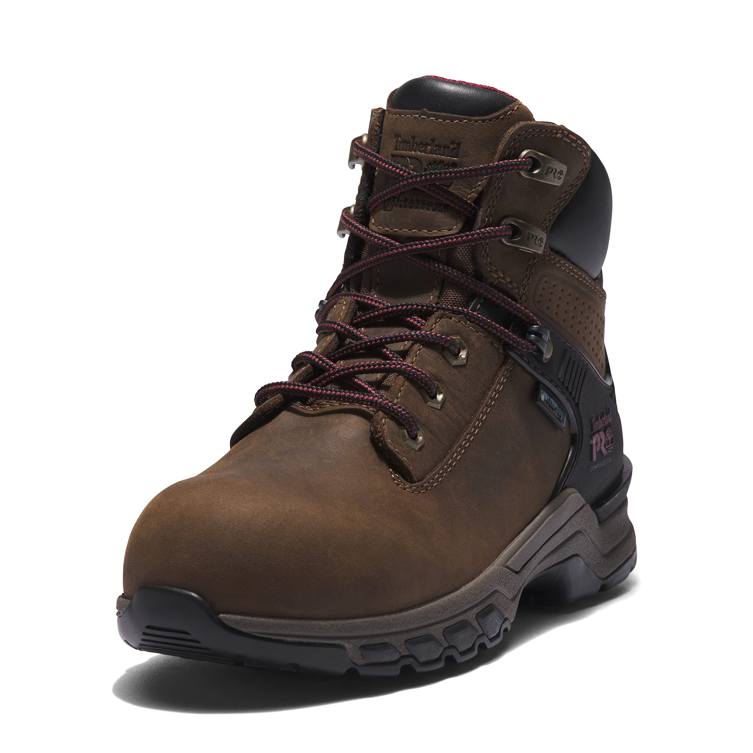 Timberland PRO Women's Hypercharge 6 Inch Composite Safety Toe Waterproof Work Boots - Steel Toe Industrial Shoes for Construction, Warehouse & Outdoor Work