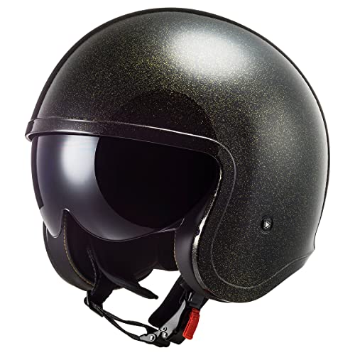 Gloss Black/Gold Flakes