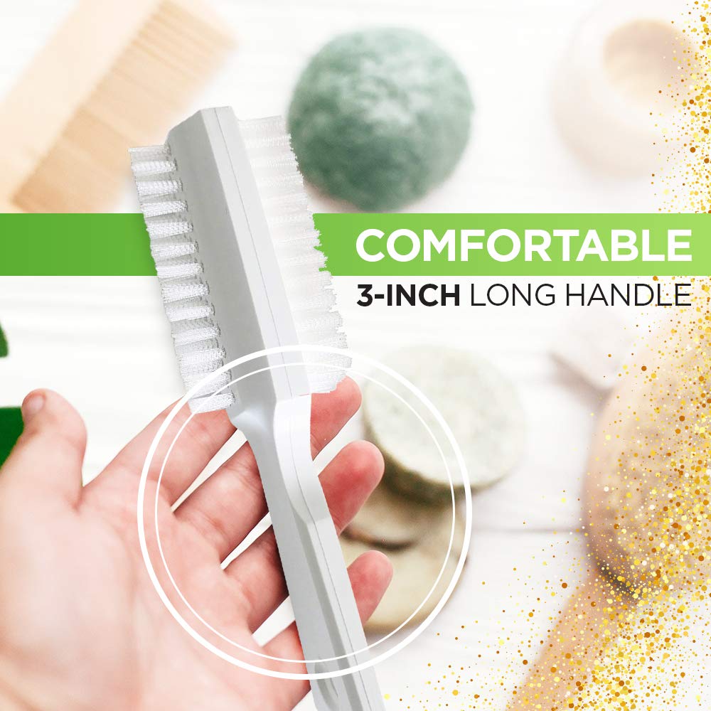 Fuller Brush Hand 'N Nail Brush – Durable Odor-Resistant Nail Cleaner for Fingernails & Toenails – Perfect for Daily Grooming, Cuticle Care & Hand Cleaning (2 Pack) – Ideal for Home, Travel & Salon Use