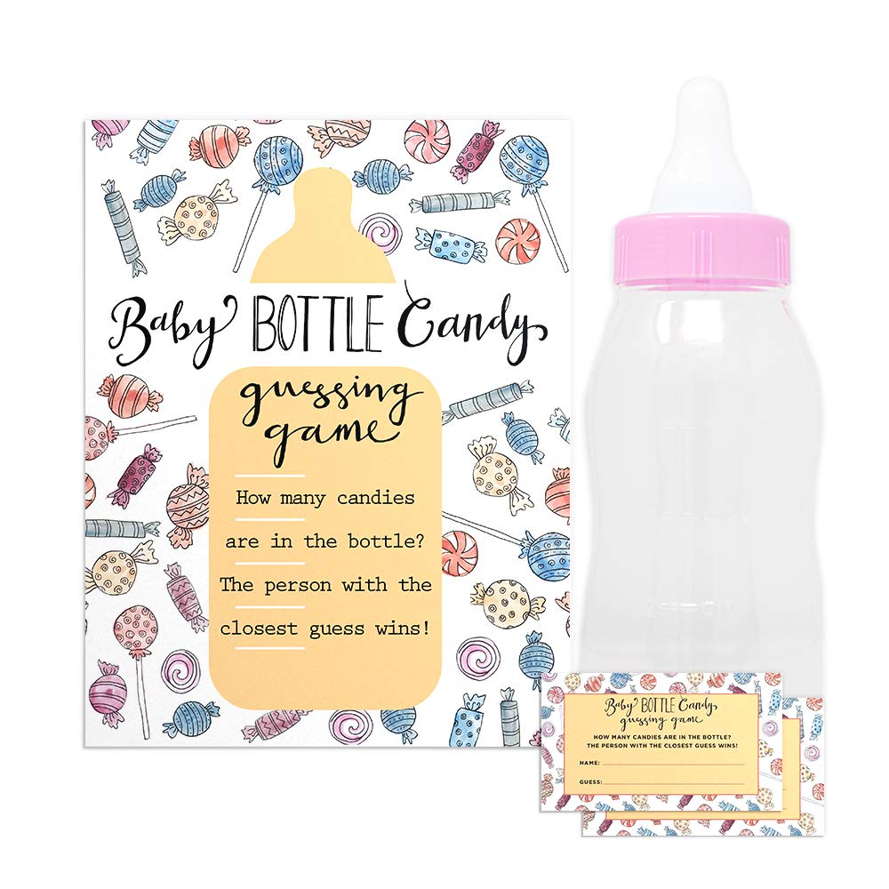 Baby Shower Candy Guessing Game Set - 30 Cards & 11