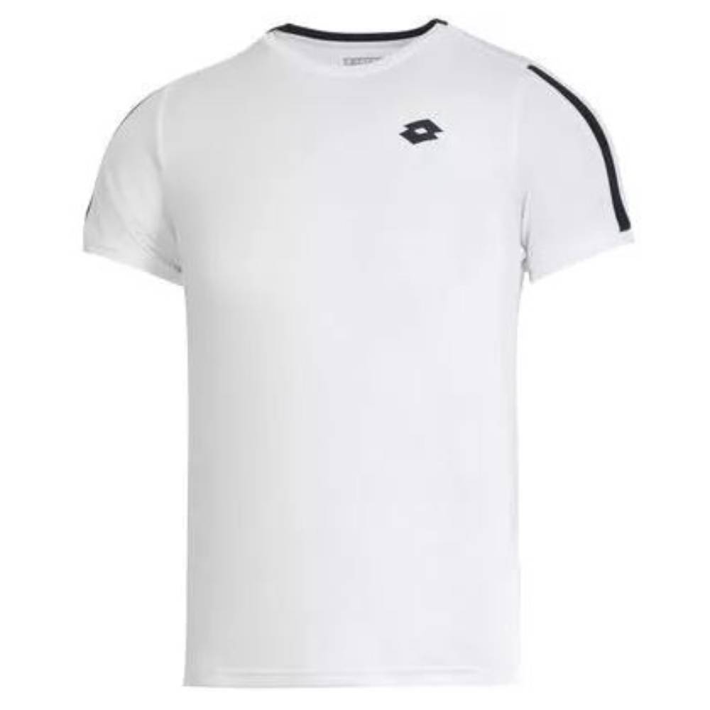 Lotto Boys Squadra II Short Sleeve T-Shirt - Breathable Cotton Tee for Kids (Bright White) | Perfect for School, Sports & Casual Wear