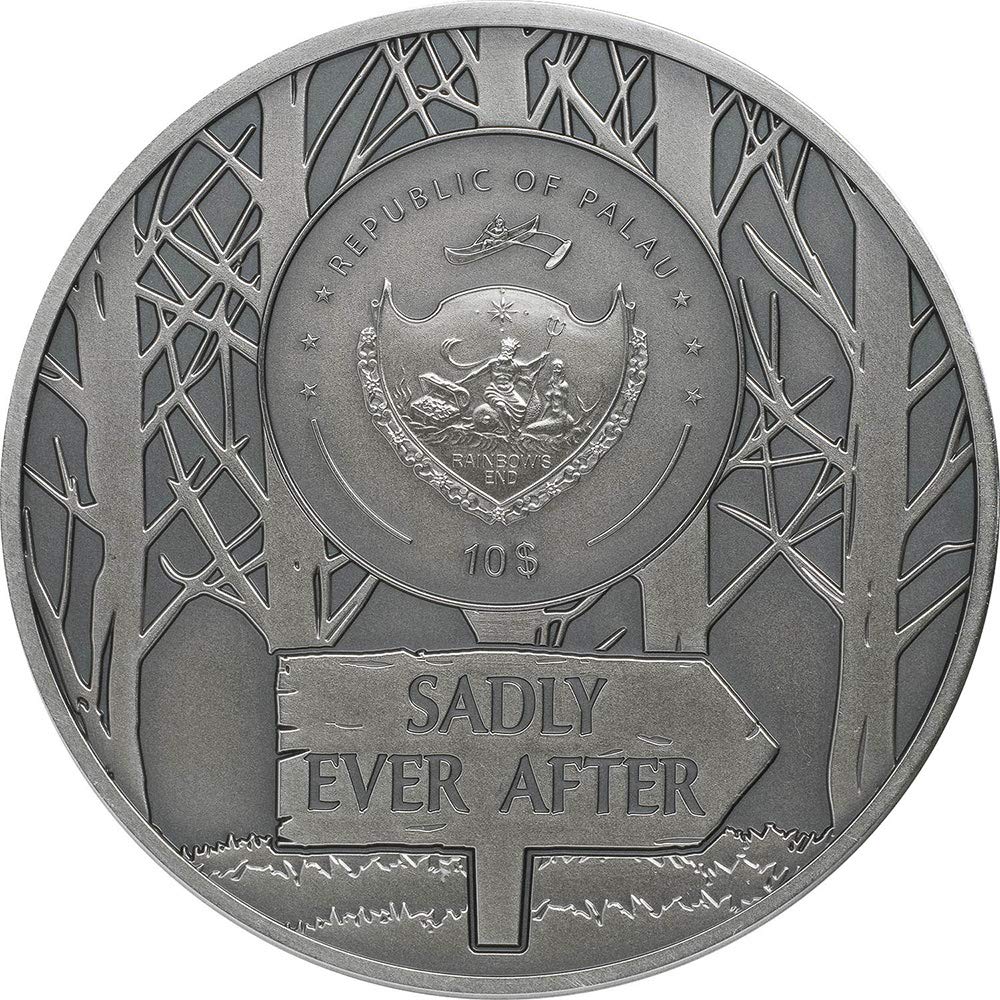 Little Match Girl Fear Tales 2 Oz Silver Coin $10 Palau 2020 - Collector's Edition for Coin Enthusiasts & Fairy Tale Lovers