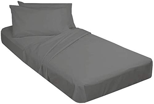 Premium 400 Thread Count Dark Grey Solid Cotton Sheets Set (33