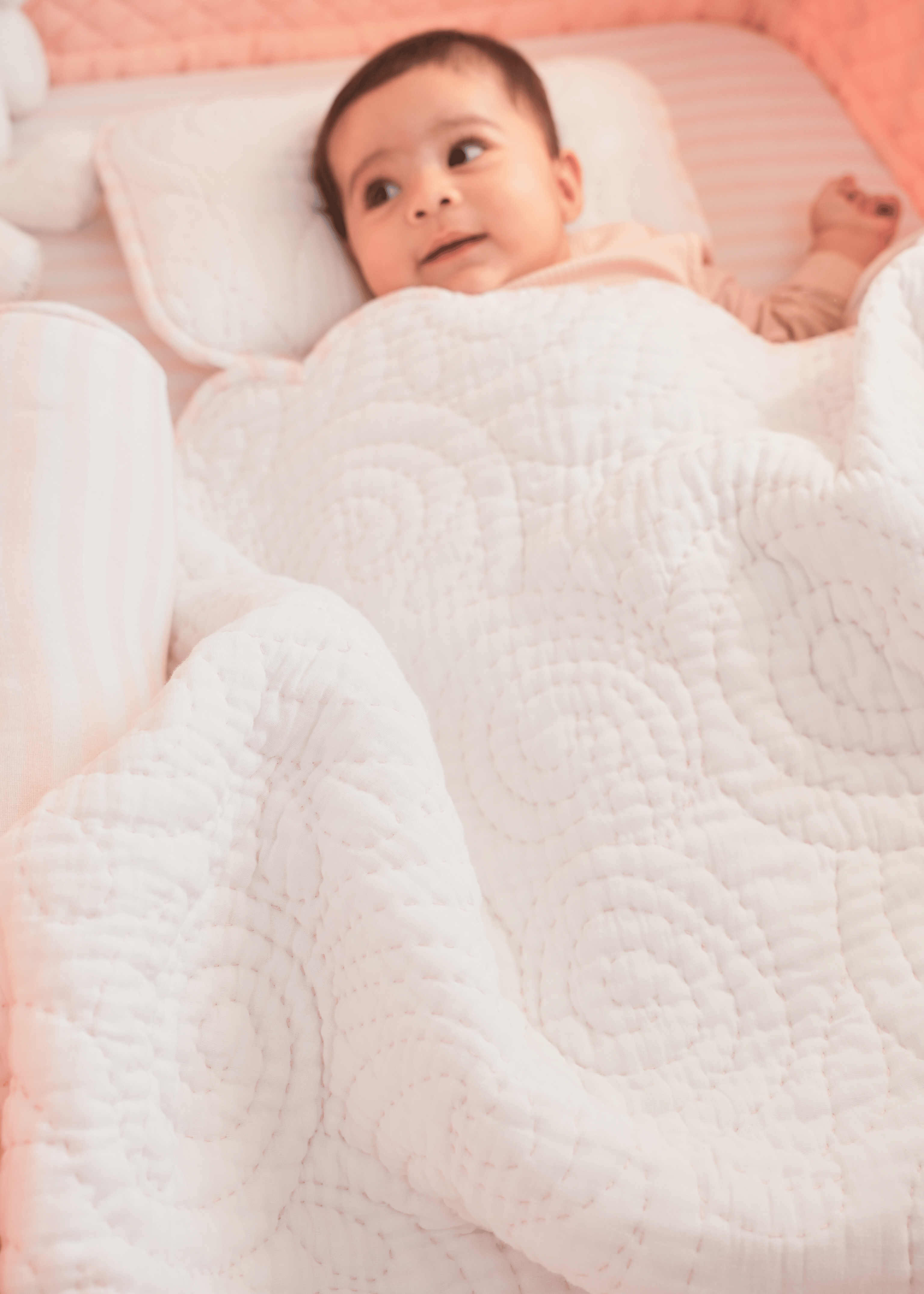 Samsara Complete Baby Cot Bedding Set with Soft Bumper - Premium Nursery Crib Set for Newborns & Toddlers - Perfect for Safe & Comfortable Sleep, Nursery Decor, and Baby Shower Gifts