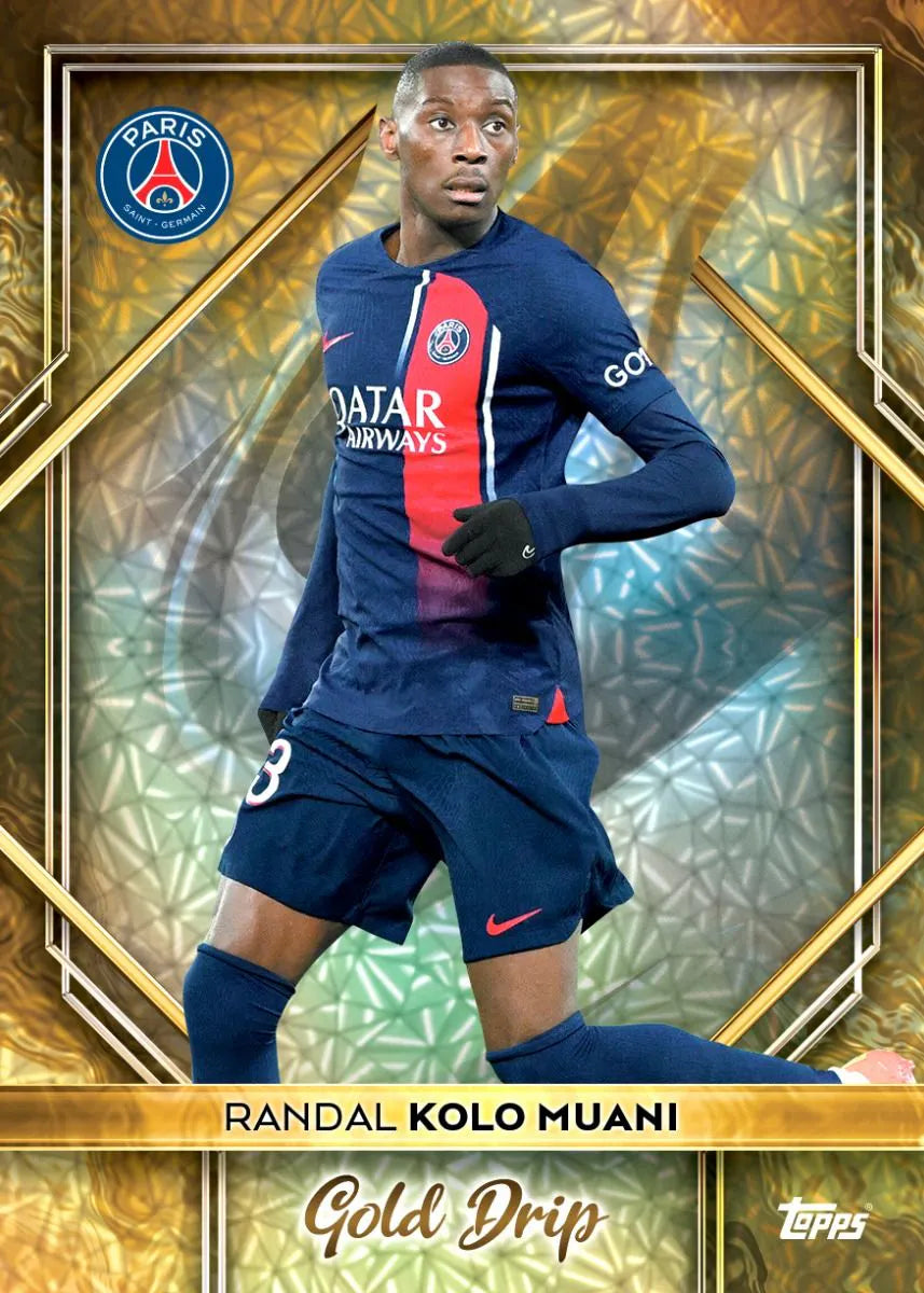 2023/24 Topps Paris Saint Germain Team Set - Official Soccer Trading Cards for Collectors & Fans - Perfect for Gifts, Memorabilia & Display