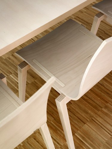 Stockholm Side Chair by Ton - Modern Wooden Dining Chair for Kitchen, Restaurant & Office - Scandinavian Design with Comfortable Seat & Sturdy Frame