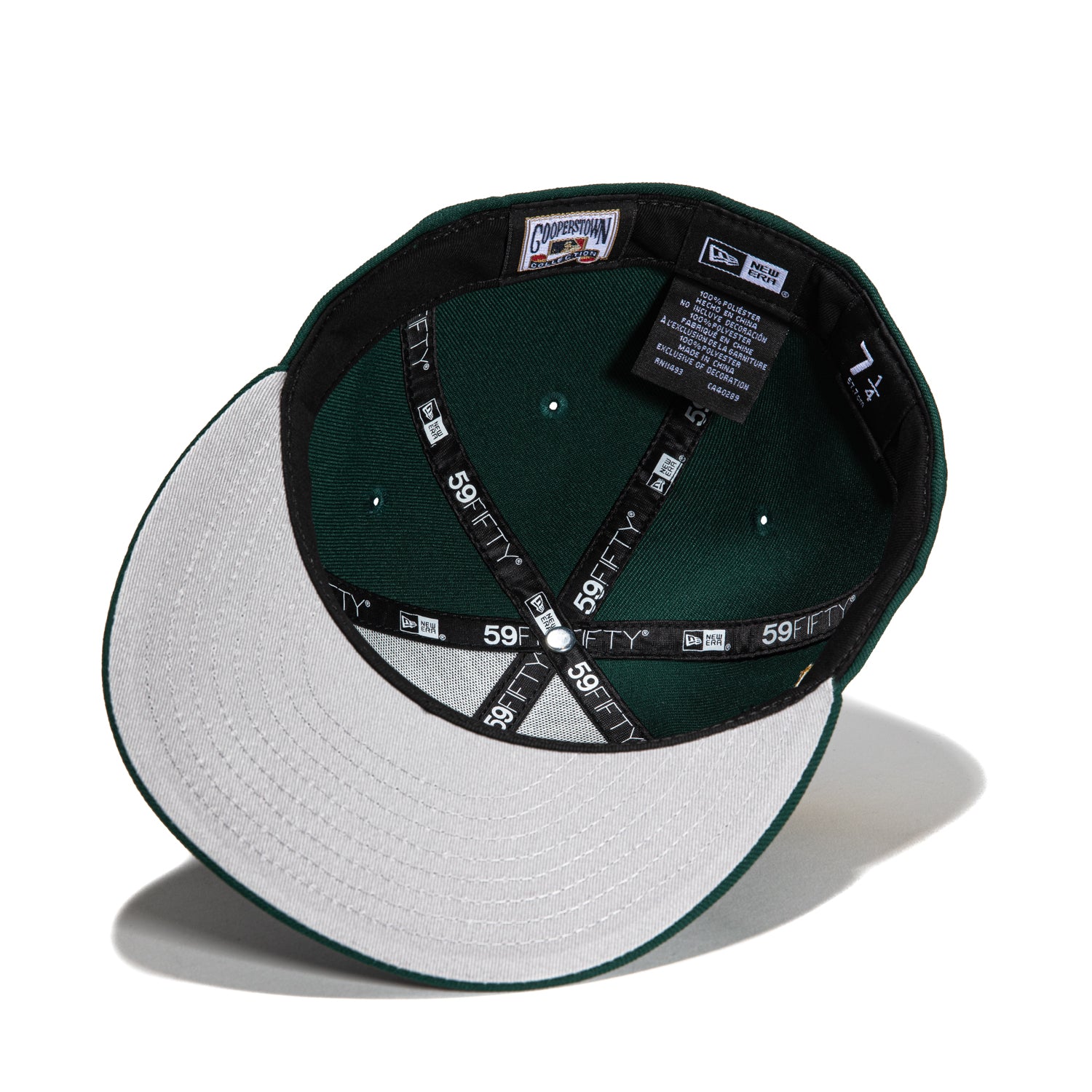 New Era 59Fifty Chicago Cubs Be Alert For Foul Balls Patch Baseball Cap - Green & White Adjustable Snapback Hat for MLB Games & Streetwear Fashion
