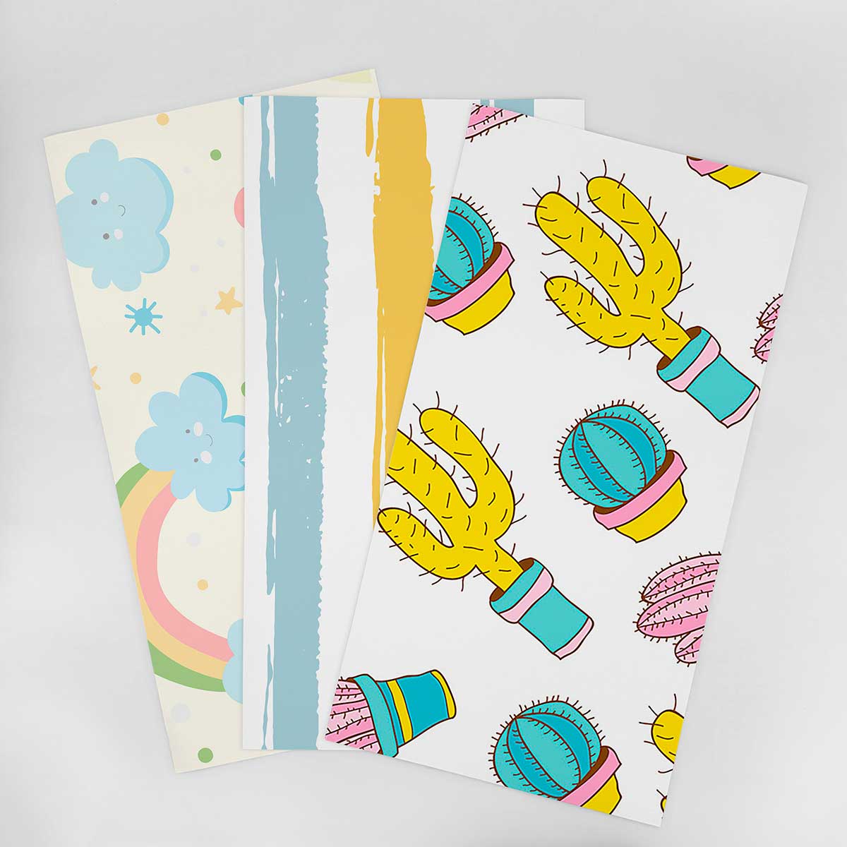 Kids Wallpaper Sample - Yellow & Beige Nursery Wall Covering | Perfect for Children's Bedroom, Playroom & Nursery Decor