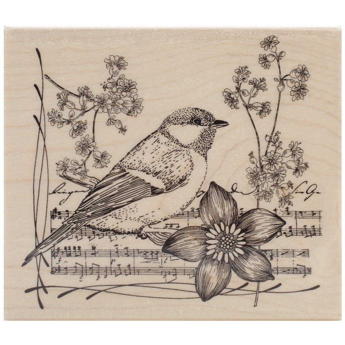 Penny Black Decorative Rubber Stamps - Singer's Muse Collection for Card Making, Scrapbooking & DIY Crafts