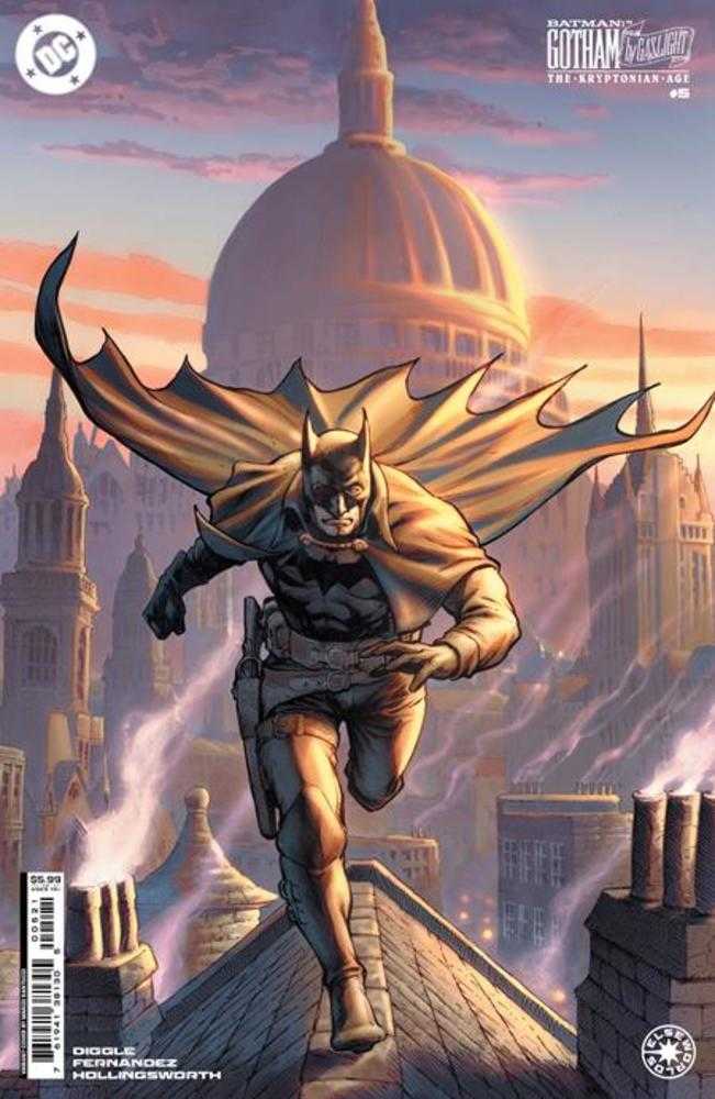 Batman Gotham By Gaslight The Kryptonian Age #5 (Of 6) Cover B Marco Santucci Card Stock Variant - DC Comics Collector's Edition for Display & Investment