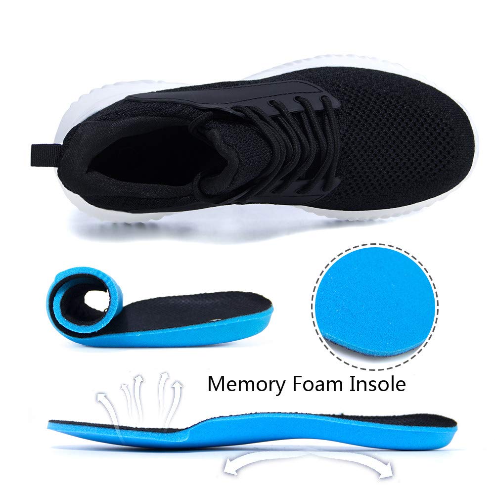 **Men's Slip-On Memory Foam Sneakers - Lightweight Breathable Walking Running Shoes for Gym, Jogging, Tennis & Casual Wear - Indoor & Outdoor Athletic Workout Shoes**    *Perfect for workouts, daily walks, gym sessions, or casual outings.*
