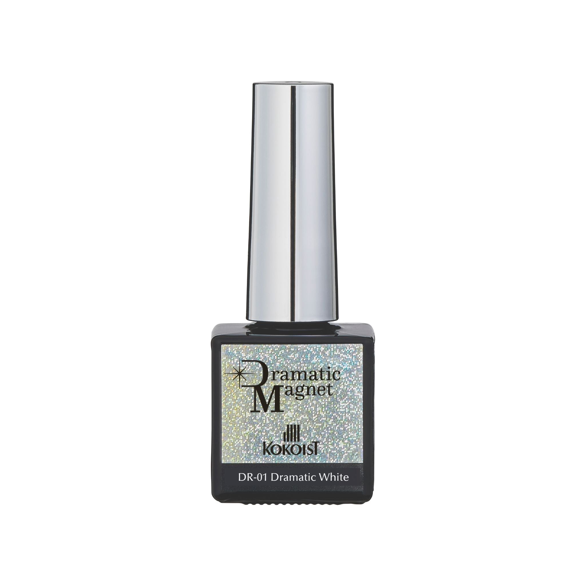 Kokoist Dramatic Magnet DR 01 Dramatic White Gel Polish - Long Lasting Nail Art Polish for Professional Salon & Home Manicure - Perfect for Special Occasions & Wedding Nails