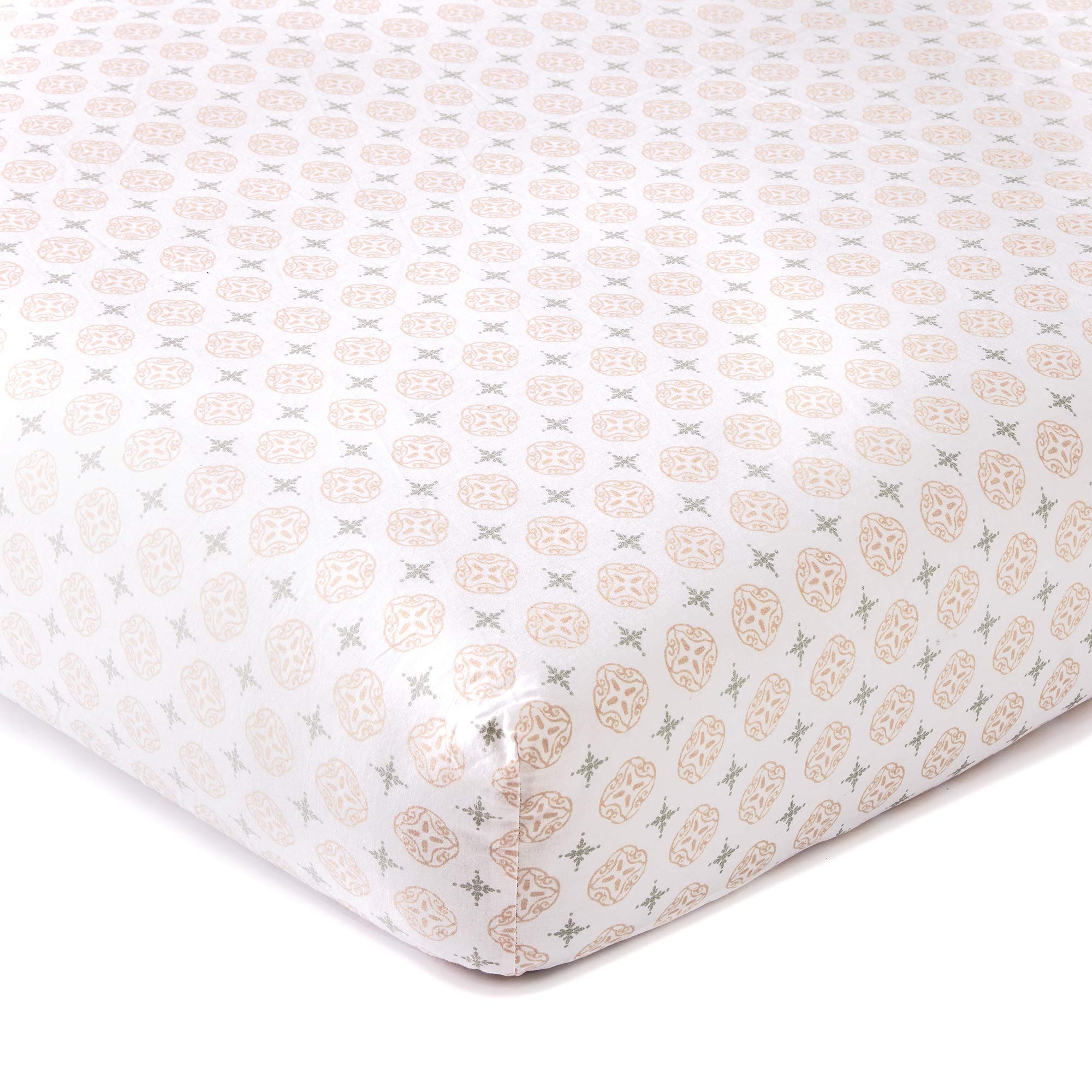 Levtex Baby Skylar 4-Piece Crib Bedding Set - Soft Blush Pink Nursery Set with Quilt, Fitted Sheet, Dust Ruffle & Wall Decal - Elegant Cascading Ruffles Design for Baby Girl's Room Decor & Newborn Gift