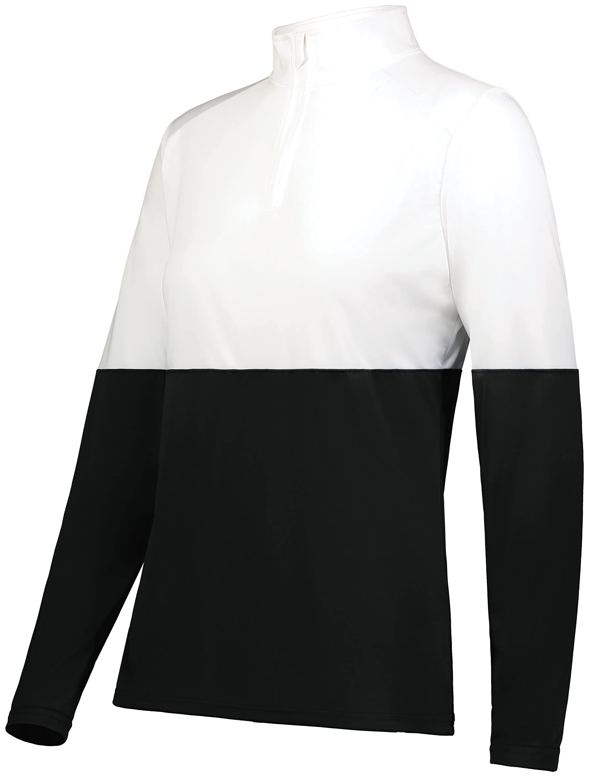 Women's Momentum Team 1/4 Zip Pullover Sweatshirt - Black/Iron - Lightweight Fleece Jacket for Running, Hiking & Outdoor Activities