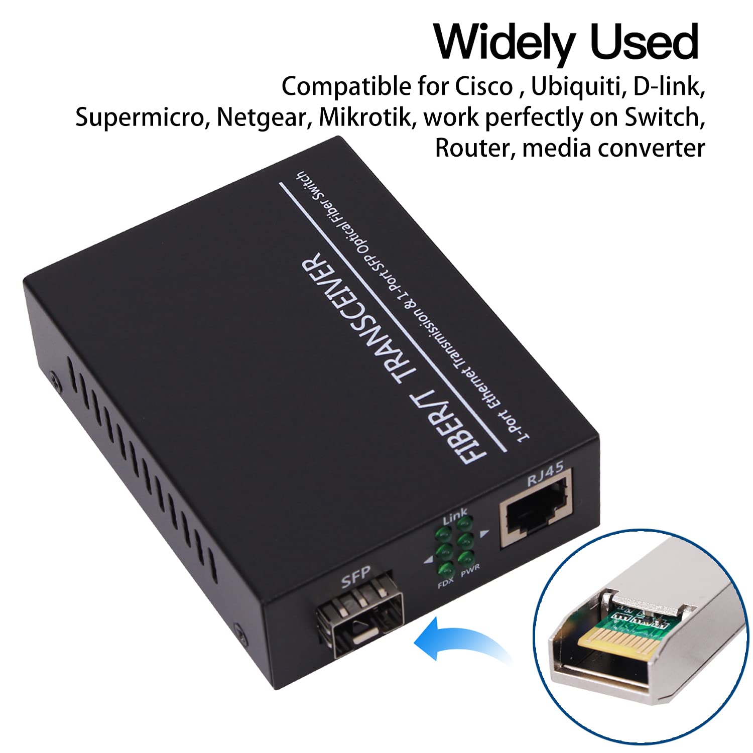 10Pack 1.25G 850nm Multimode SFP LC Transceiver Fiber Module - 550m 1000Base-SX LC MMF Compatible with Cisco GLC-SX-MMD, Fortinet, Ubiquiti UF-MM-1G, Mikrotik S-85DLC05D, Meraki MA-SFP-1GB-SX - Ideal for Data Centers, Enterprise Networks & High-Speed Fiber Optic Connections