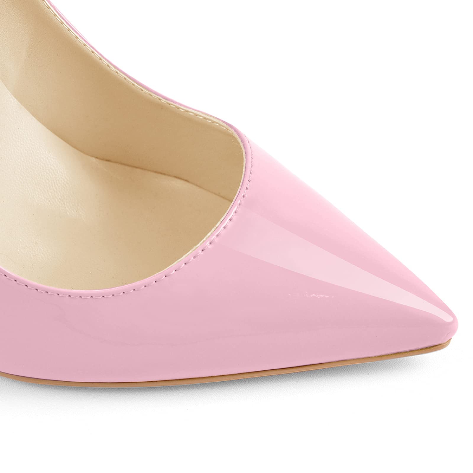 Richealnana Women's Classic Pointed Toe High Heel Pumps - 4.7 Inch Stiletto Heels for Office, Party & Special Occasions