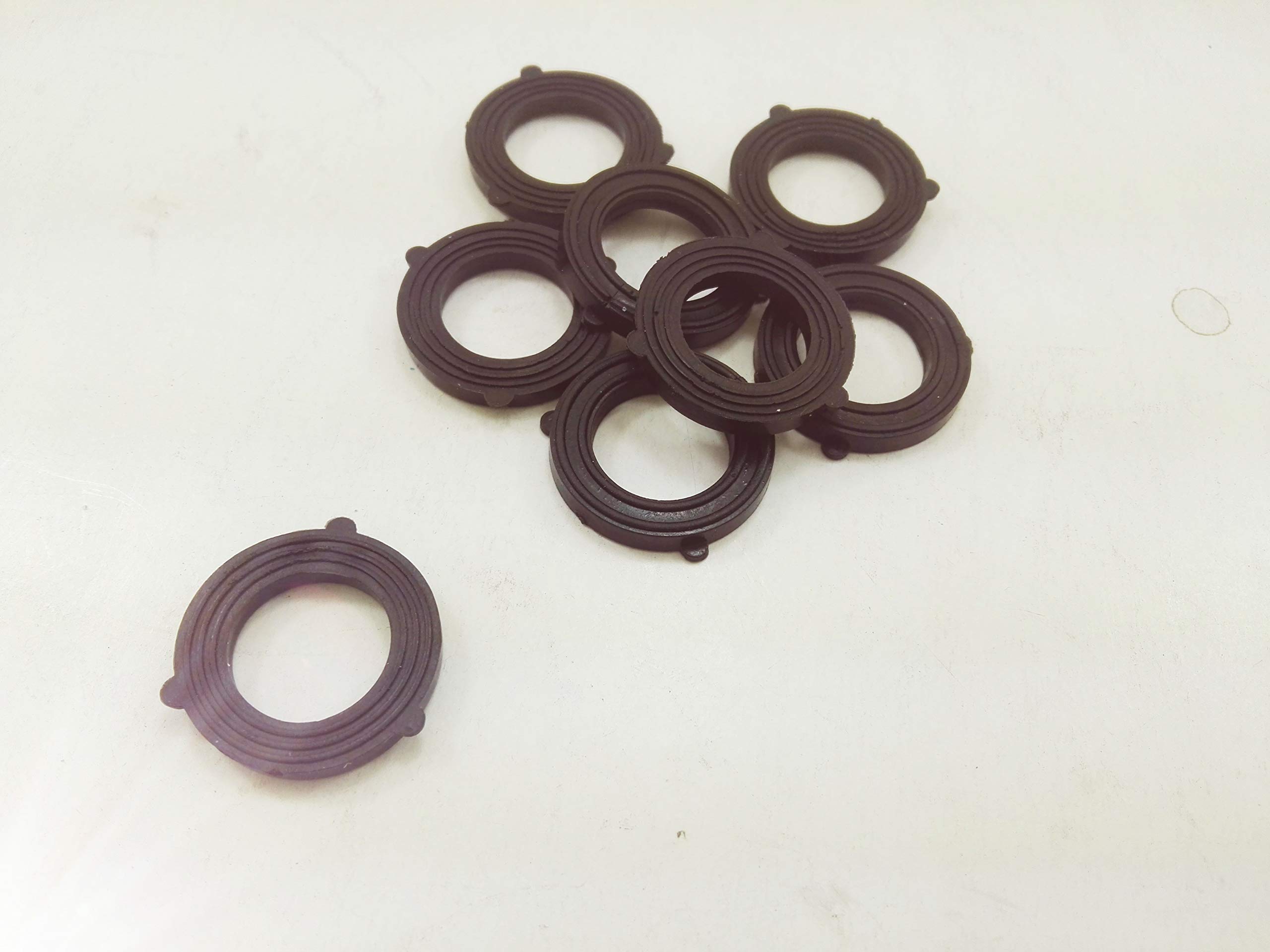 10-Pack Rubber Garden Hose Washers for Sprinklers & Nozzles - Leak-Proof Seals for Outdoor Faucets, Irrigation Systems and Watering Tools