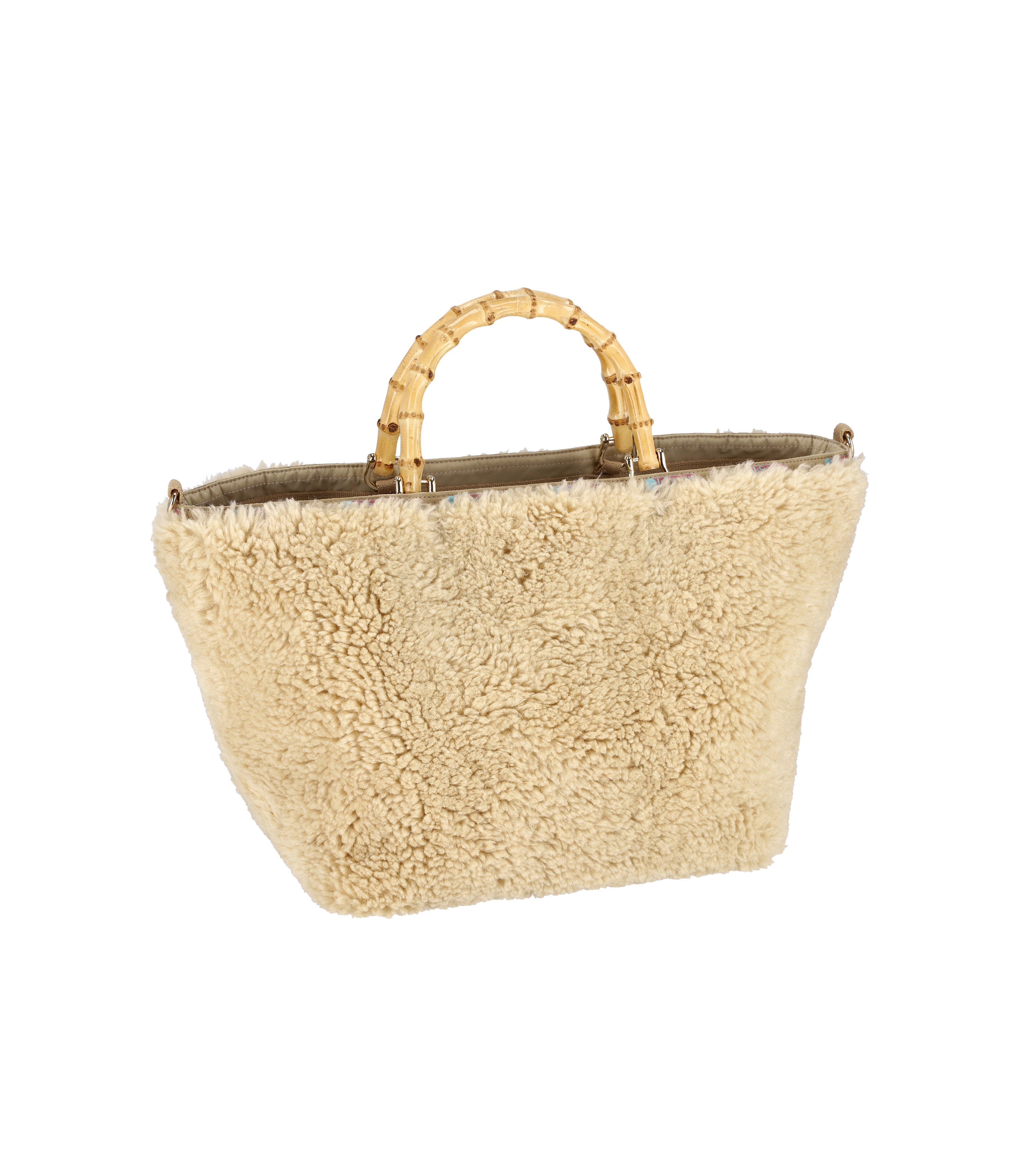Eco-Friendly Medium Bamboo Tote Bag - Lightweight & Durable Reusable Shopping Tote for Groceries, Beach, Work & Travel