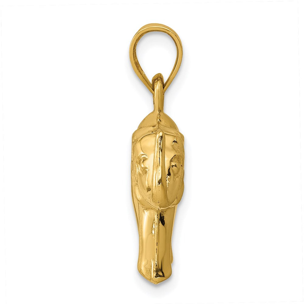 14K Gold Large Elephant Pendant Necklace for Women - Elegant Animal Jewelry Gift for Birthday, Anniversary & Special Occasions - Perfect for Boho, Hippie & Spiritual Style Outfits