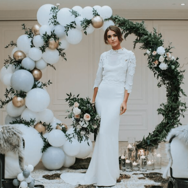 Organic Balloon Arch Kit for Weddings - Eco-Friendly Party Decorations | Perfect for Wedding Aisles, Photo Backdrops & Reception Decor