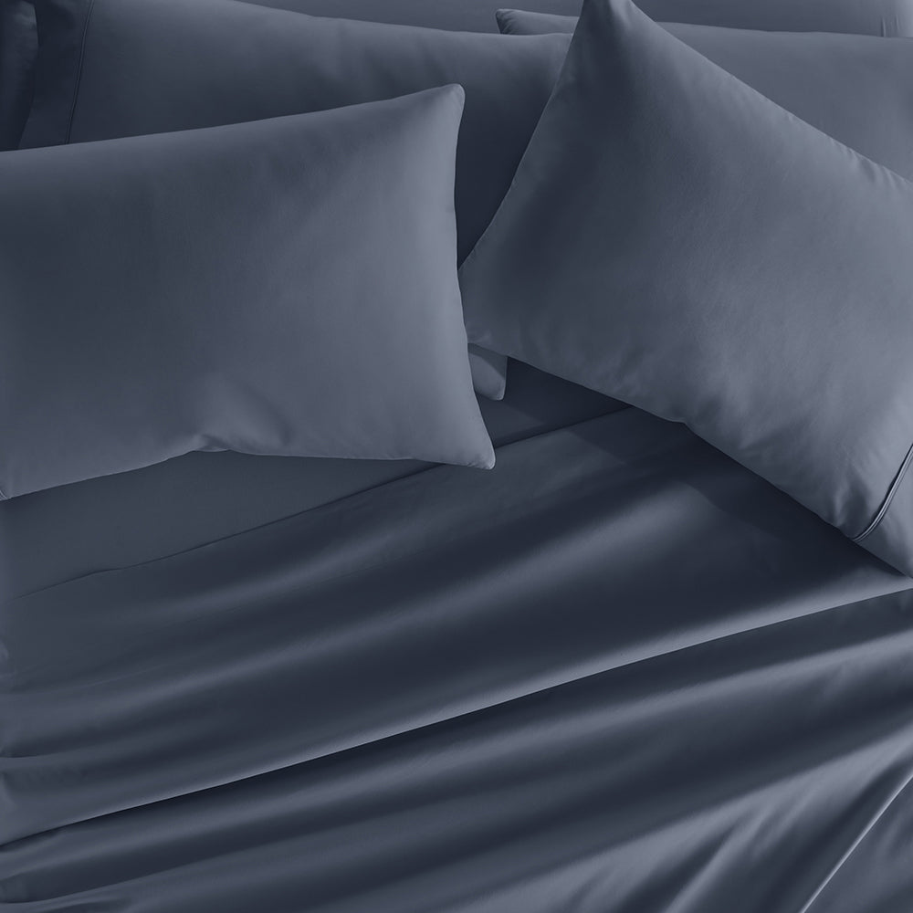 6-Piece Luxury Cotton Bed Sheet Set - Soft & Breathable for Ultimate Comfort - Perfect for Master Bedroom, Guest Room, or Dorm Use