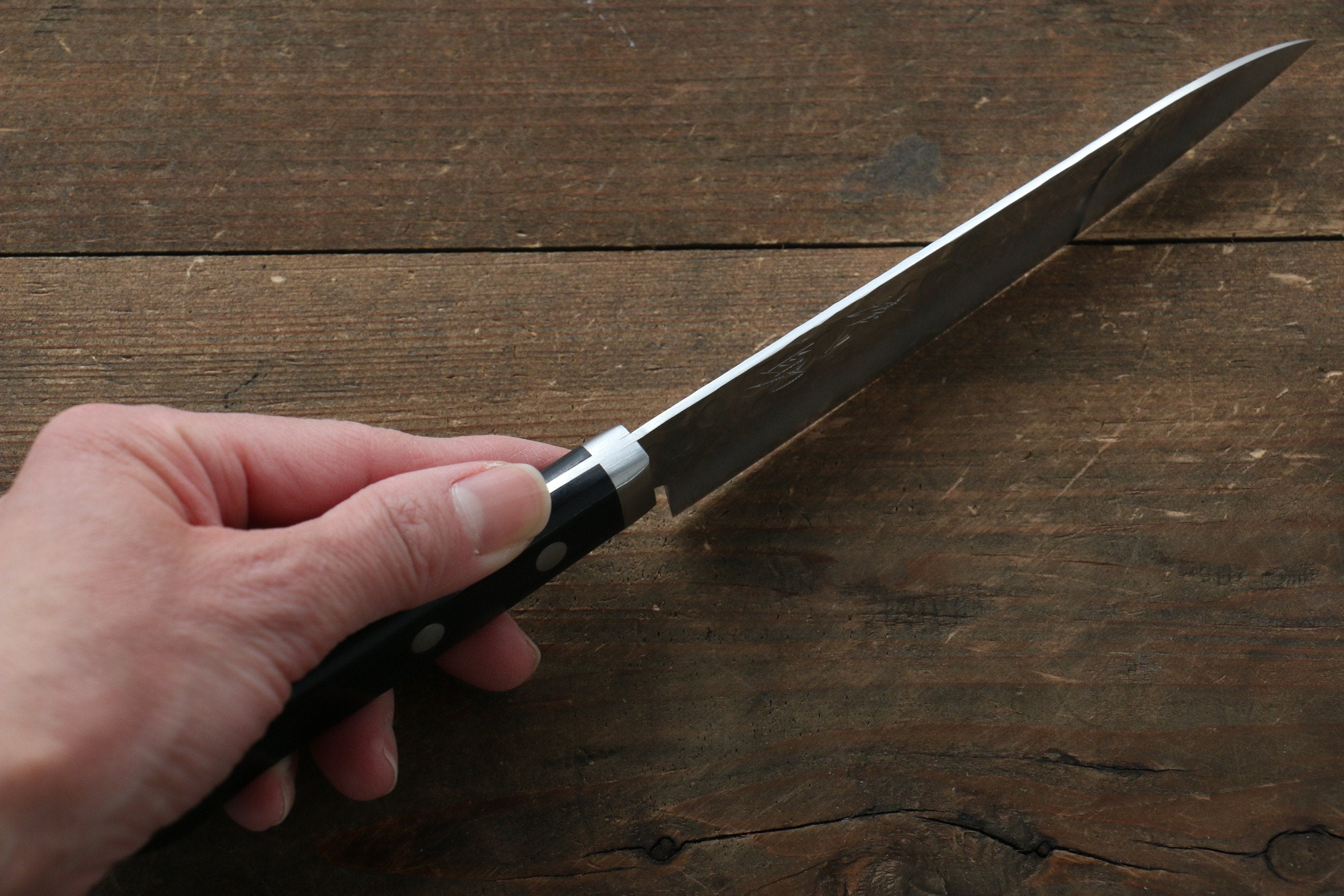 Premium Seisuke VG1 Japanese Santoku & Petty Knife Set with Pakka Wood Handle - Professional Kitchen Knives for Slicing, Dicing & Chopping - Perfect for Home Chefs & Culinary Enthusiasts