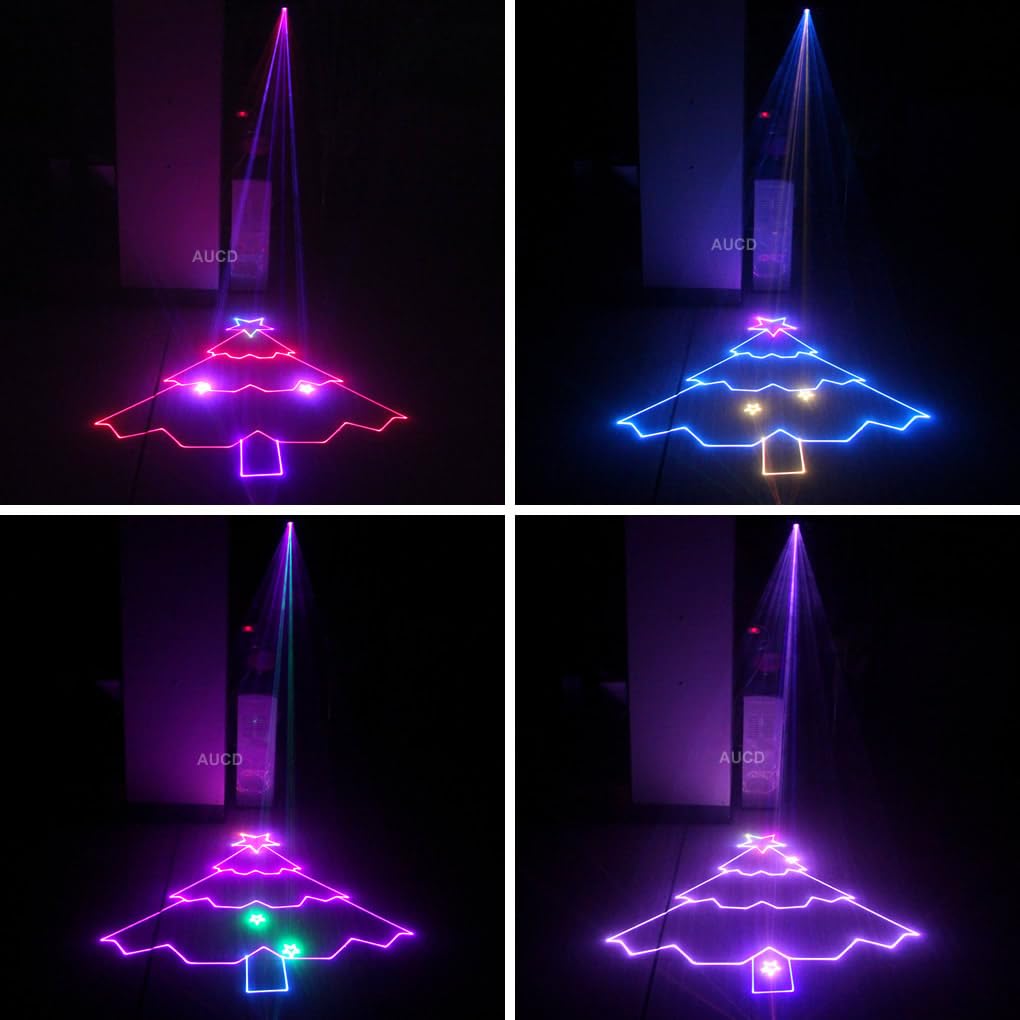 Professional iOS & Android Remote Control RGB Laser Projector - Waterproof IP65, DJ Party & Stage Lighting for Christmas, Halloween, Concerts & Events