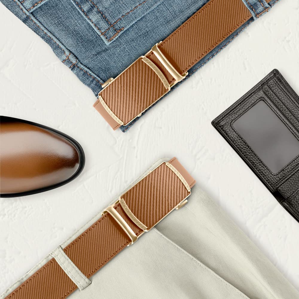 DOOPAI Men's Ratchet Dress Belt - 1 3/8