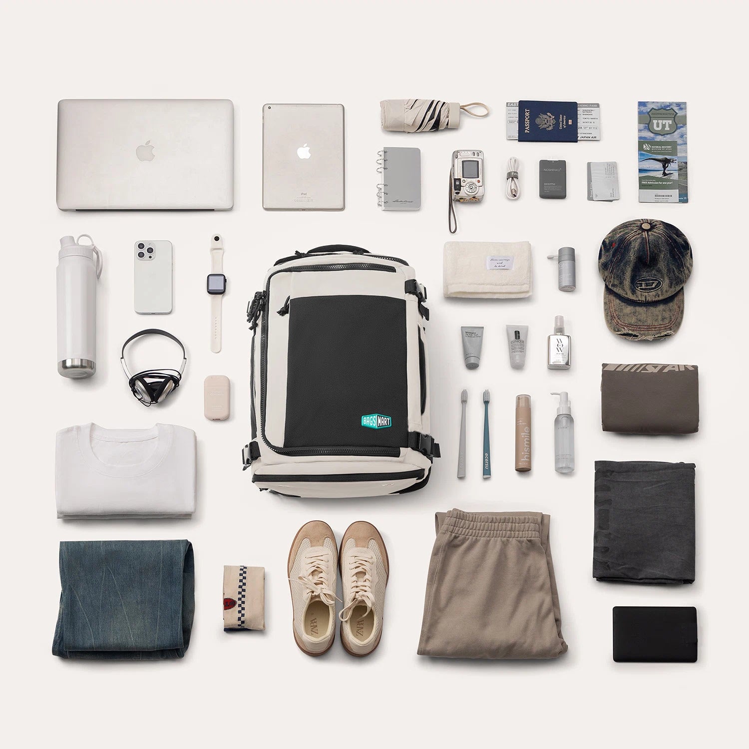 Blast Travel Backpack - Lightweight Waterproof Carry-On Backpack for Men & Women - Perfect for Airplane, Hiking, Camping & Daily Commute