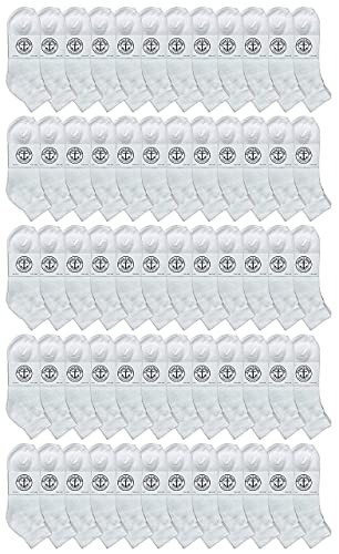 Kids White Ankle 6-8