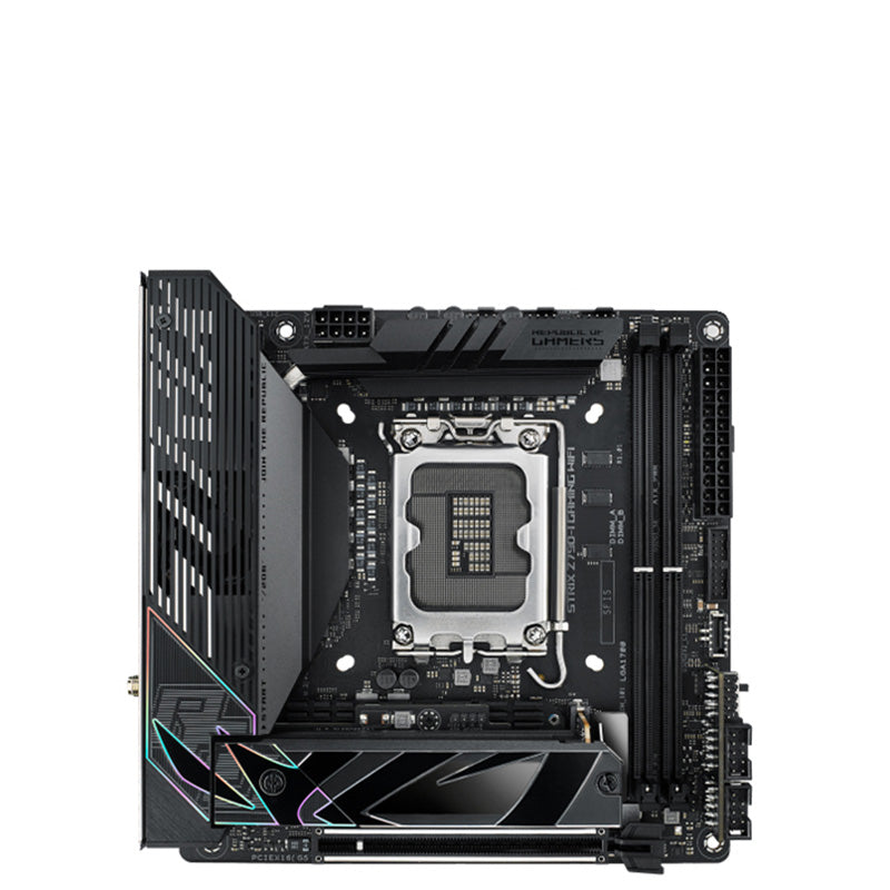 ASUS ROG STRIX Z790-I Gaming Motherboard - Intel LGA1700, DDR5, WiFi 6 - Compact Mini-ITX for High-Performance Gaming PCs and Workstations