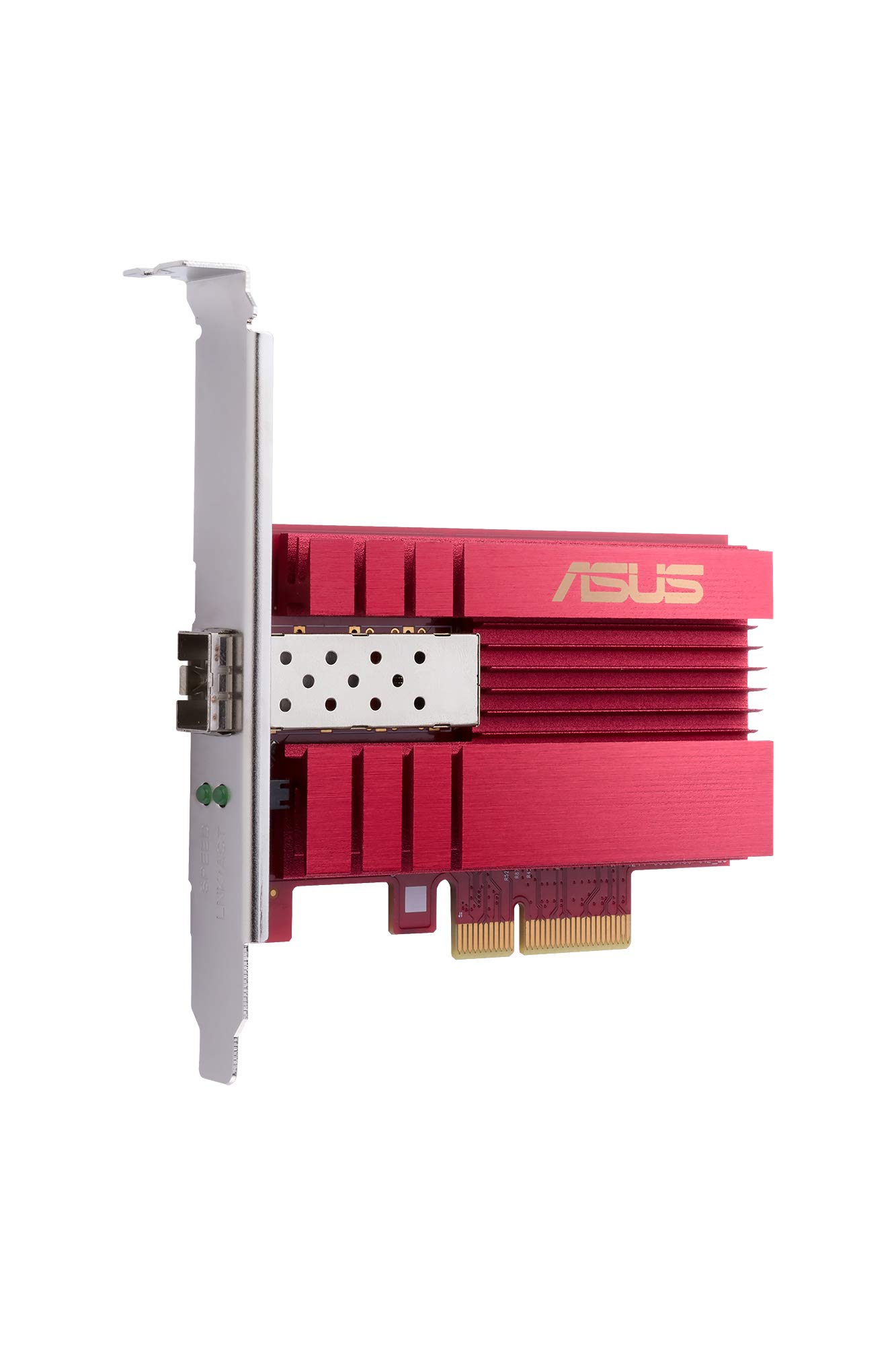ASUS XG-C100F 10G PCIe Network Adapter with SPF+ Port | High-Speed Fiber & DAC Cable Connectivity | Ideal for Gaming, Server & Data Center Applications