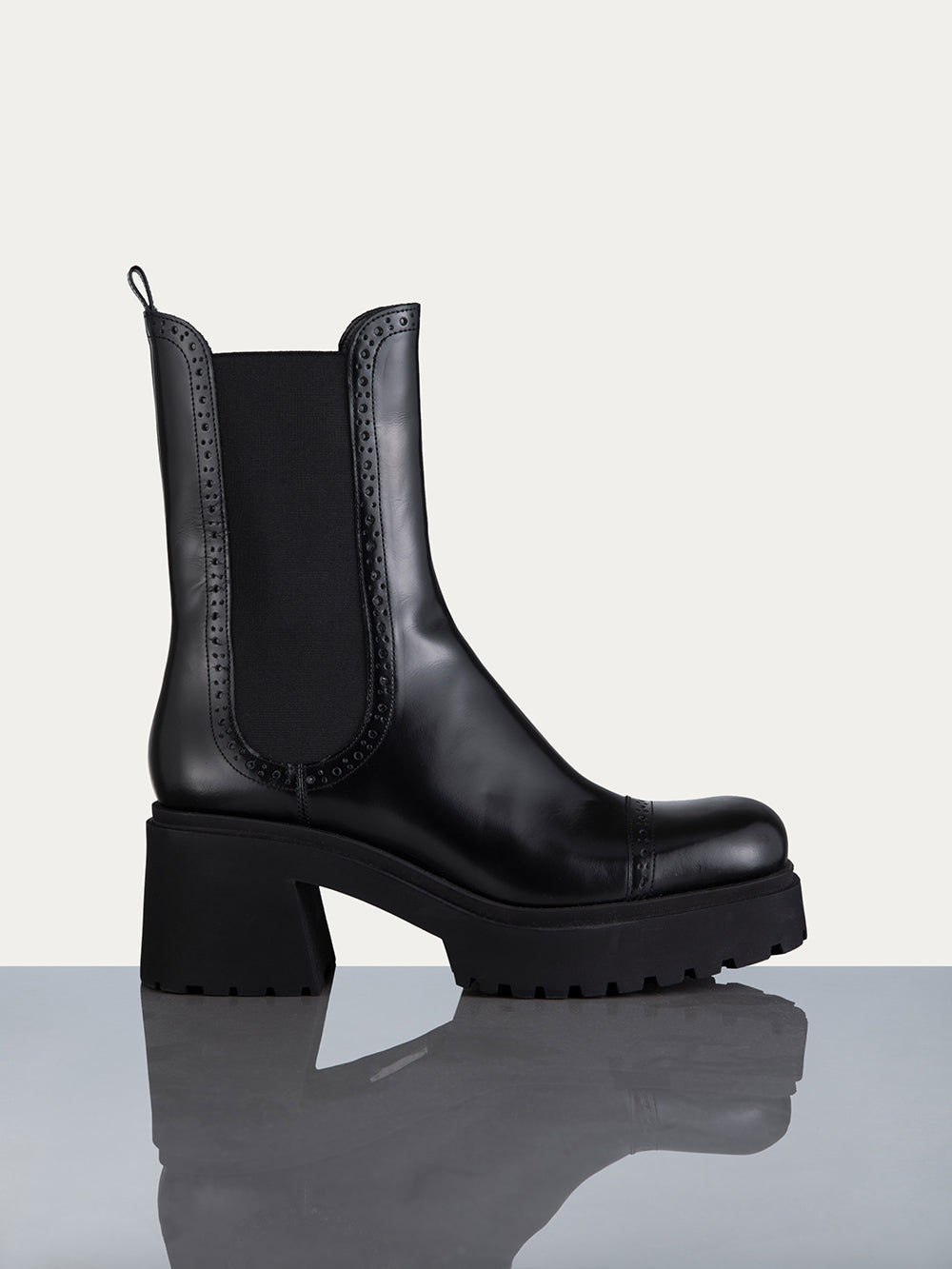 Lumi Lug Boot - Stylish Black Ankle Boots for Women | Comfortable & Trendy Footwear for Casual Outings, Work & Travel