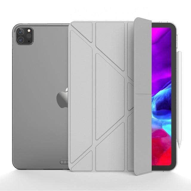 2020 iPad Pro 11 Inch Case - Ultra Thin TPU Soft Clear Leather Protective Cover with Precise Cutouts | Perfect for Work, Travel & Everyday Use