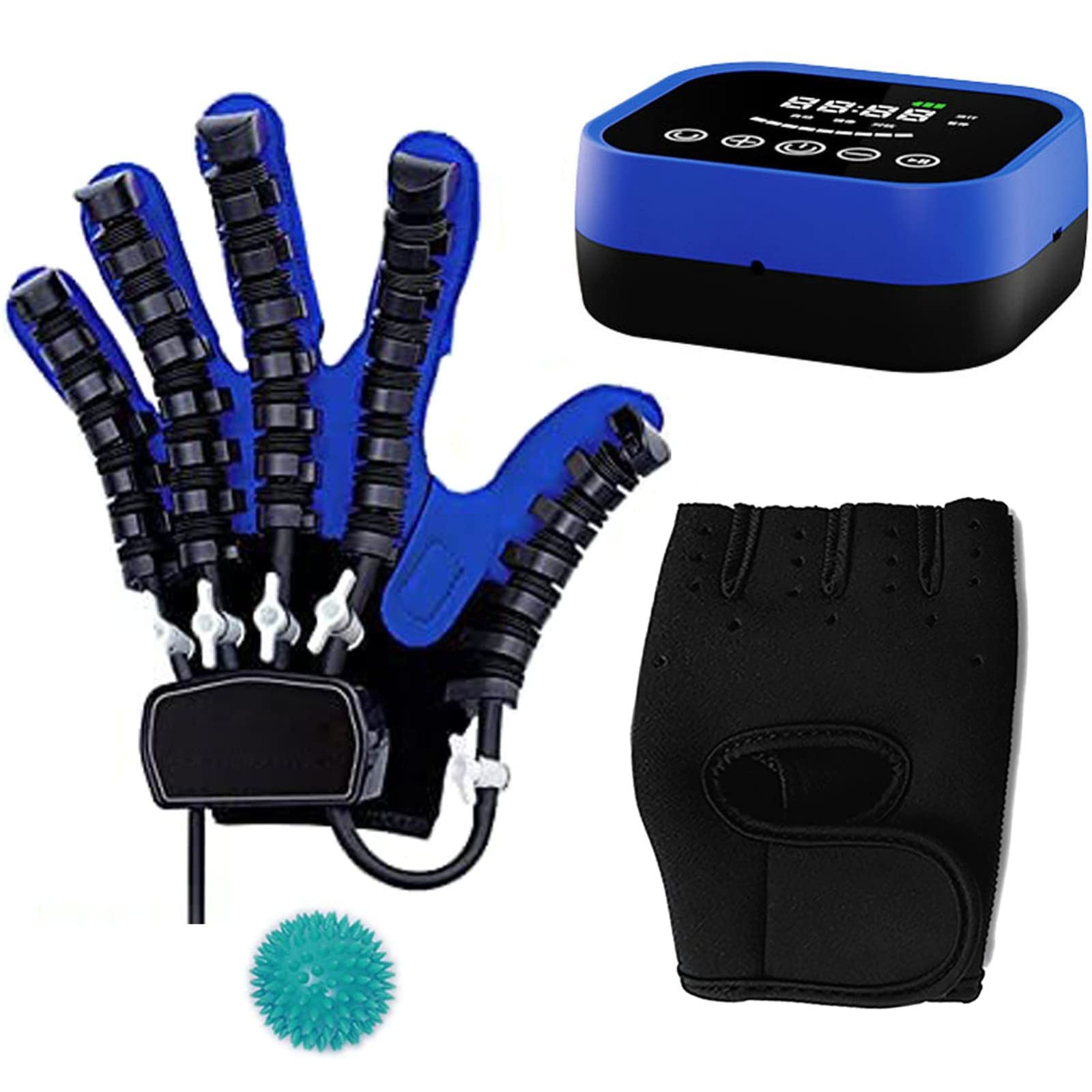 Rehabilitation Robot Gloves for Hand Function Recovery - Finger Exerciser & Orthosis to Reduce Spasticity - Stroke & Hemiplegia Therapy Device for Tendon Exercise - Ideal for Post-Stroke Rehabilitation & Physical Therapy at Home