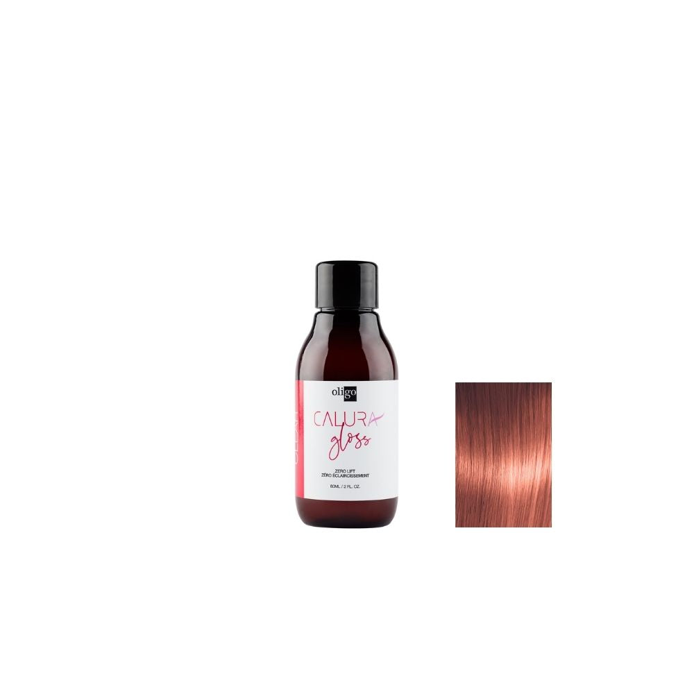 Calura Gloss Demi Permanent Liquid Neutral Hair Color 7 4/7K - Professional Salon Quality for Vibrant, Long-Lasting Color at Home