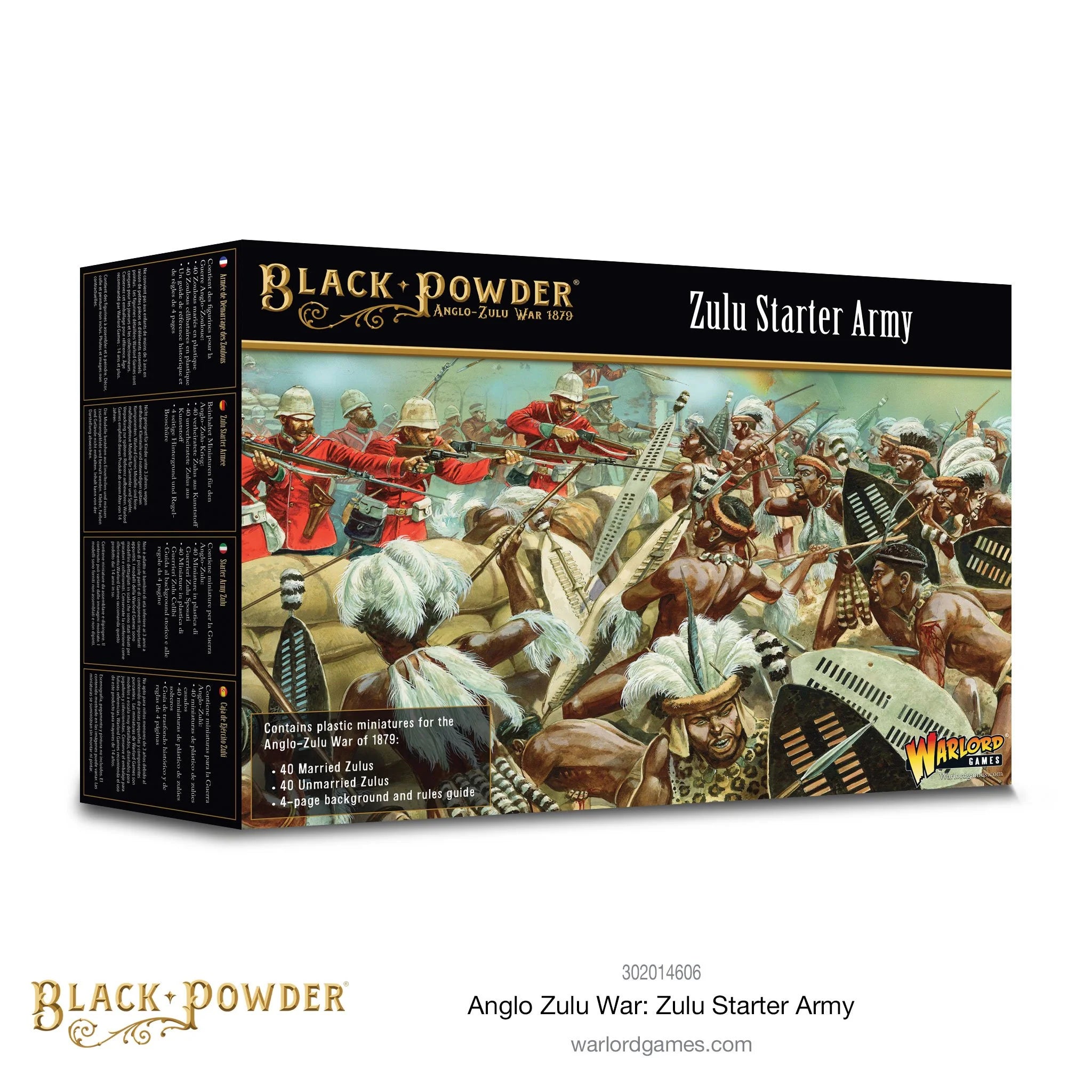 Anglo-Zulu War Zulu Starter Army Set - Historical Miniature Figures for Wargaming & Collecting | Perfect for Tabletop Battles and Military History Enthusiasts
